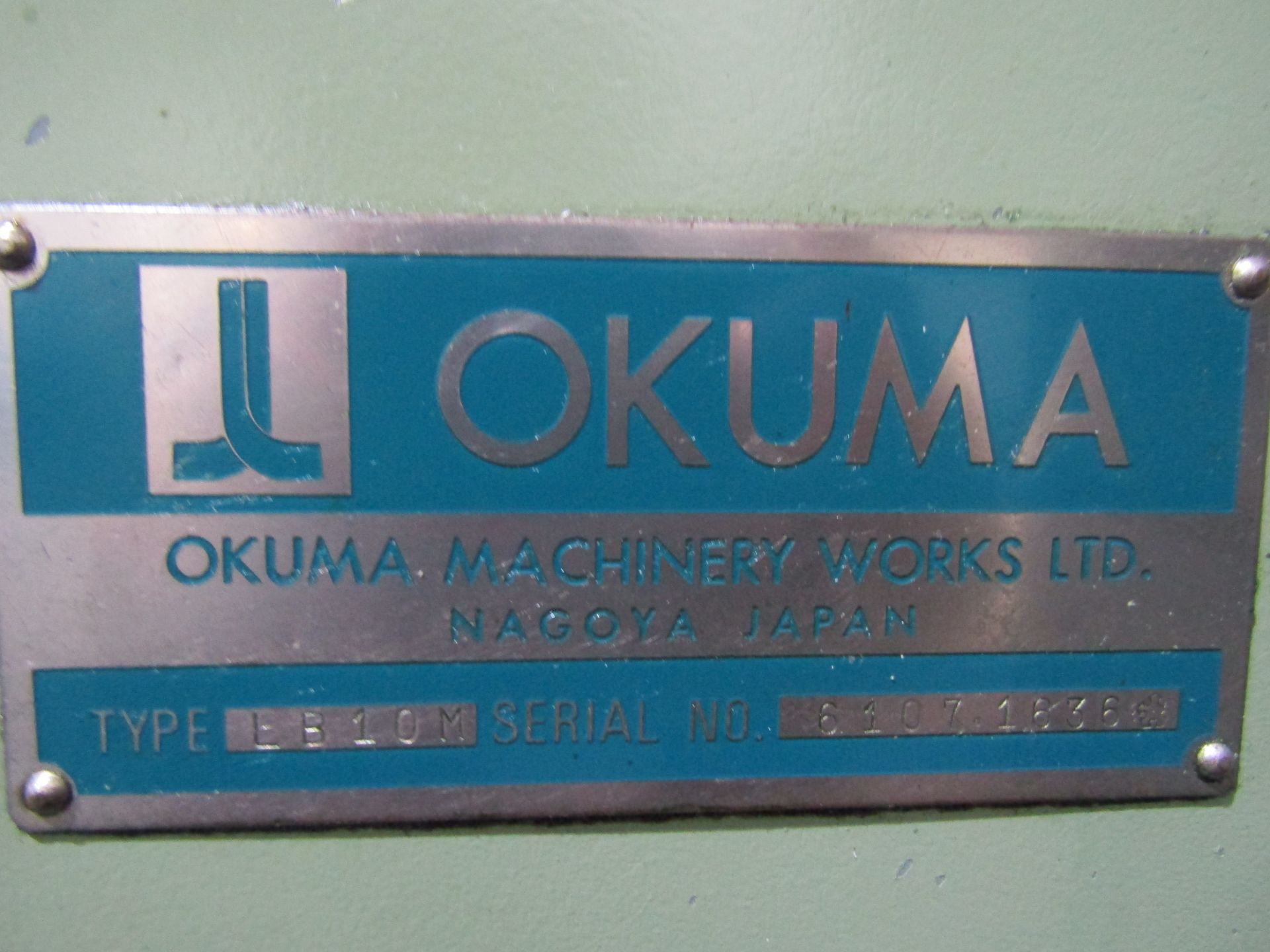 OKUMA TURNING CENTER CNC LATHE, MODEL LB10-M, SERIAL 61071636, OKUMA OSP5000L-G SYSTEM. LOT - Image 9 of 20