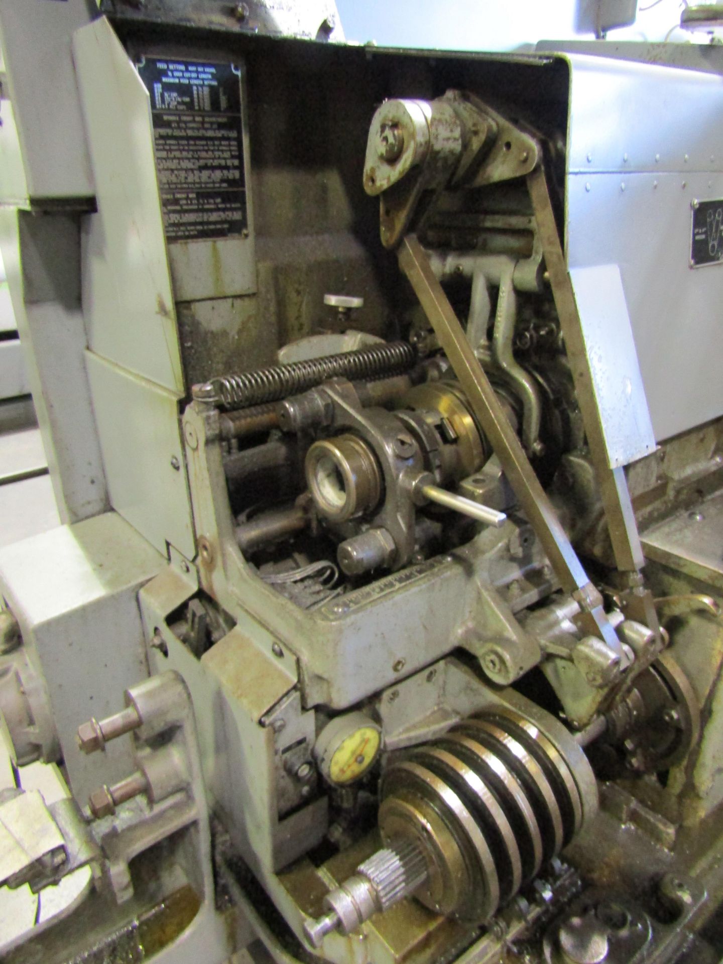 BROWNE & SHARPE AUTOMATIC LATHE SCREW MACHINE, SERIAL 542-3-116-2. LOT TO INCLUDE: ASSOCIATED - Image 3 of 6