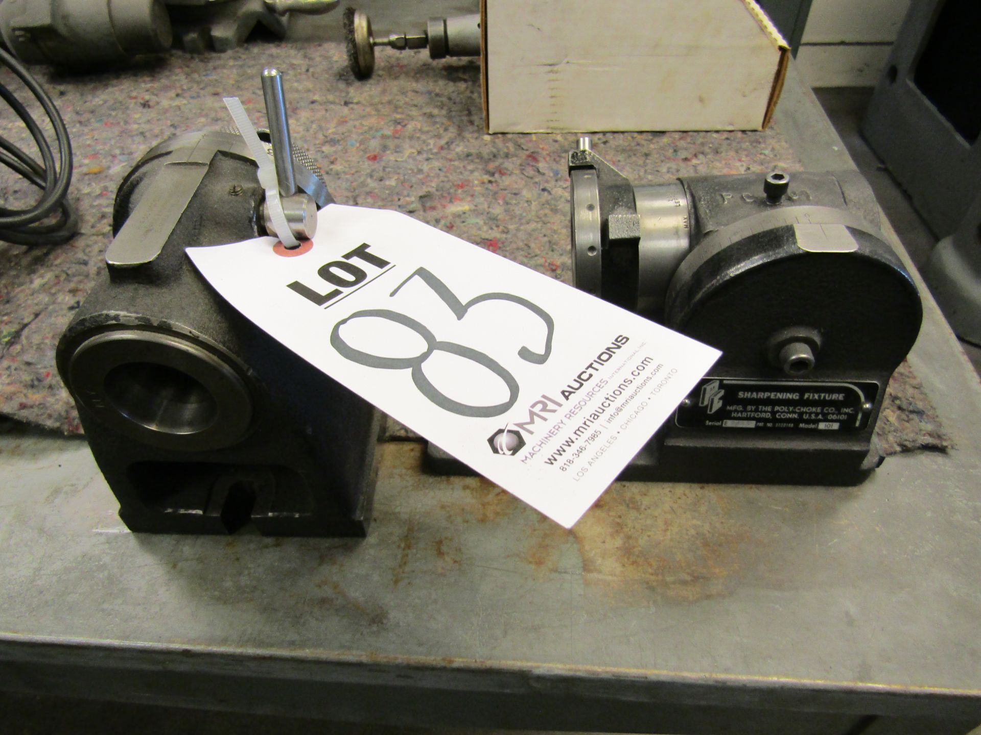 LOT TO INCLUDE: (1) POLY-CHOKE SHARPENING FIXTURE, MODEL 101, SERIAL 2085, (1) HARDINGE H4 5C COLLET - Image 5 of 5