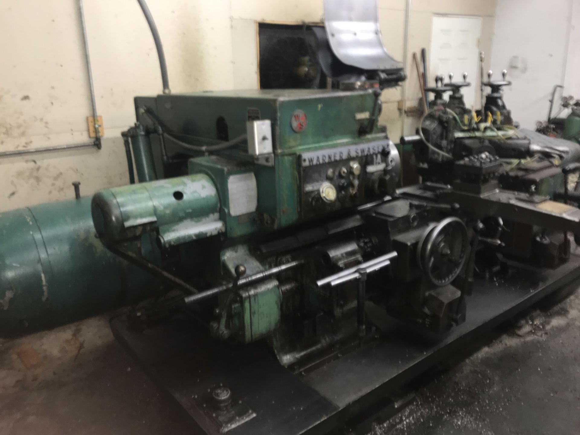 WARNER AND SWASEY HEXAGONAL TURRET LATHE, 15/30 DUAL HP, MODEL - M-3400, 12" 3 JAW CHUCK, - Image 2 of 5