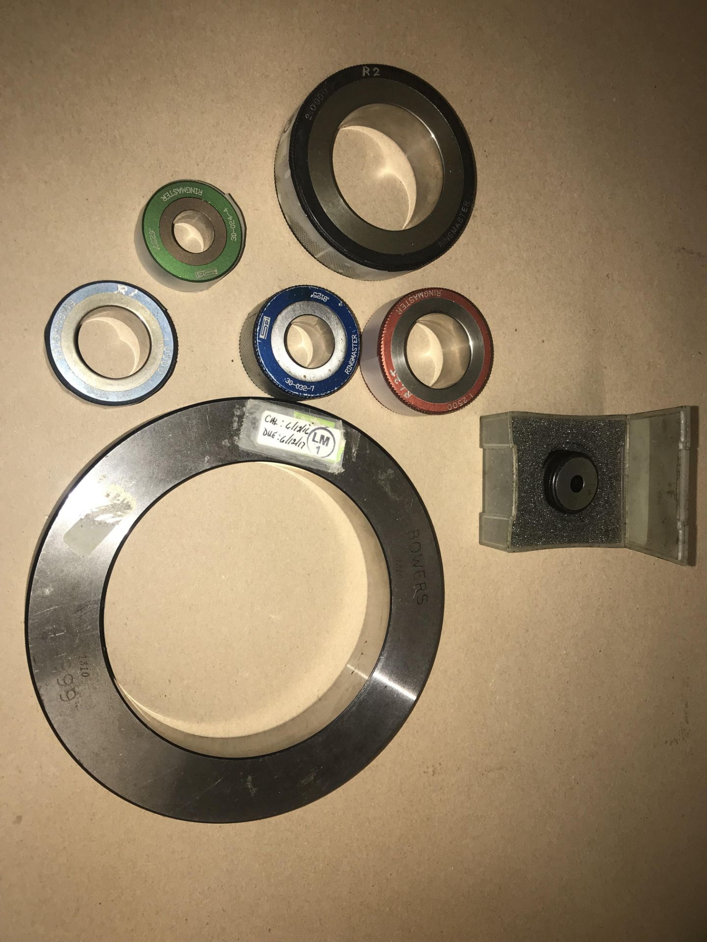 RING, MASTER RING GAGES, BOWERS RING GAGE