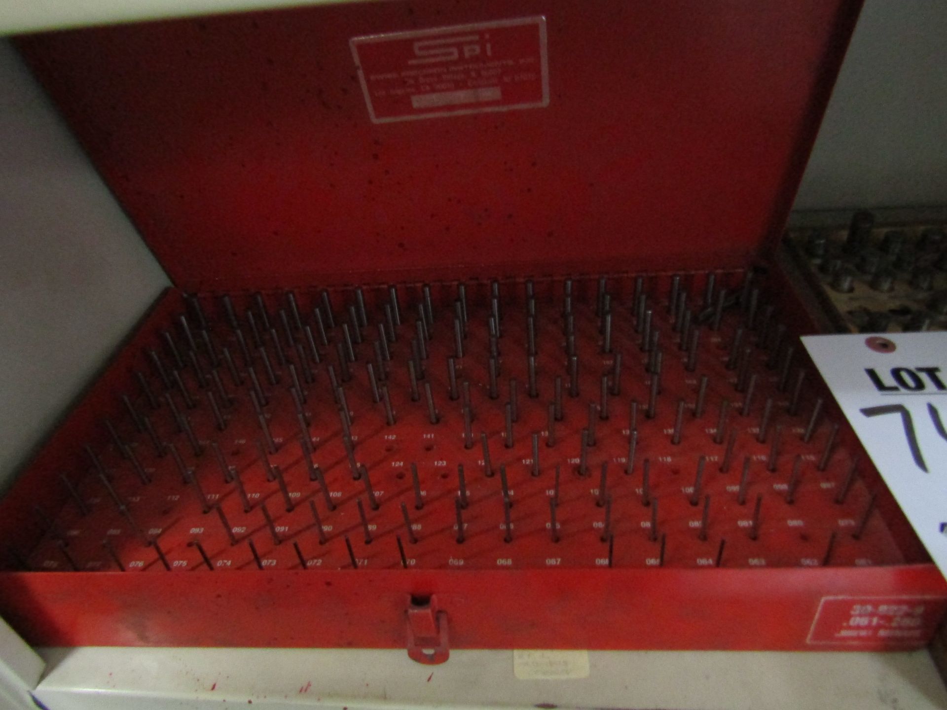 (3) NEAR COMPLETE PIN GAGE SETS, .011-.500 - Image 2 of 4