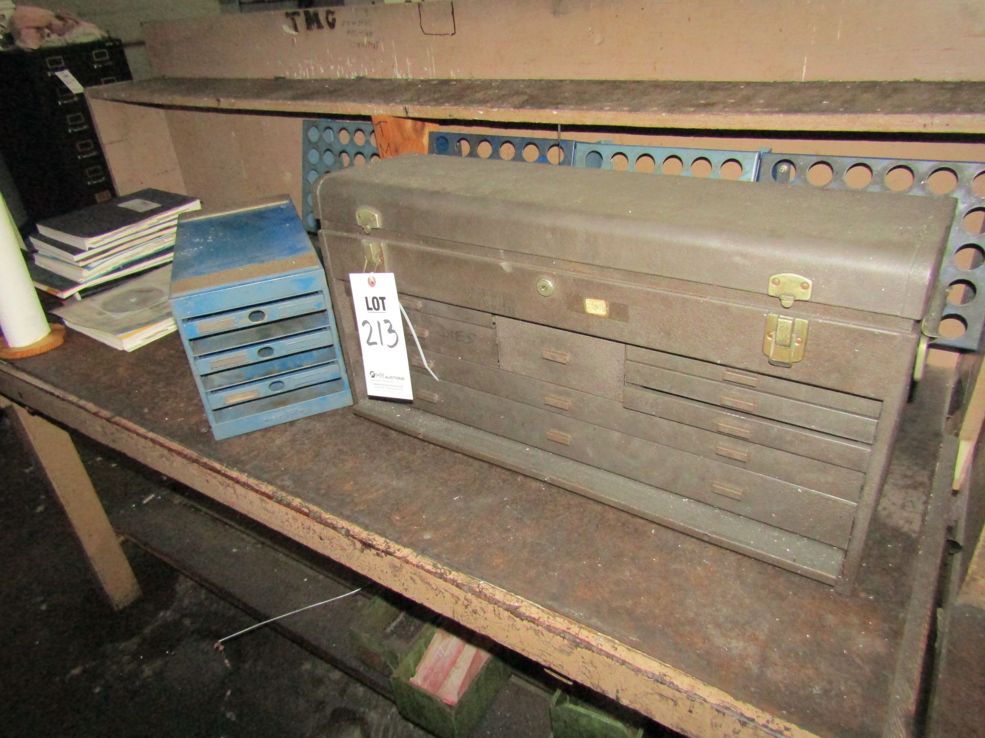 KENNEDY TOOLBOX WITH MISC CONTENTS, TOOL BOX