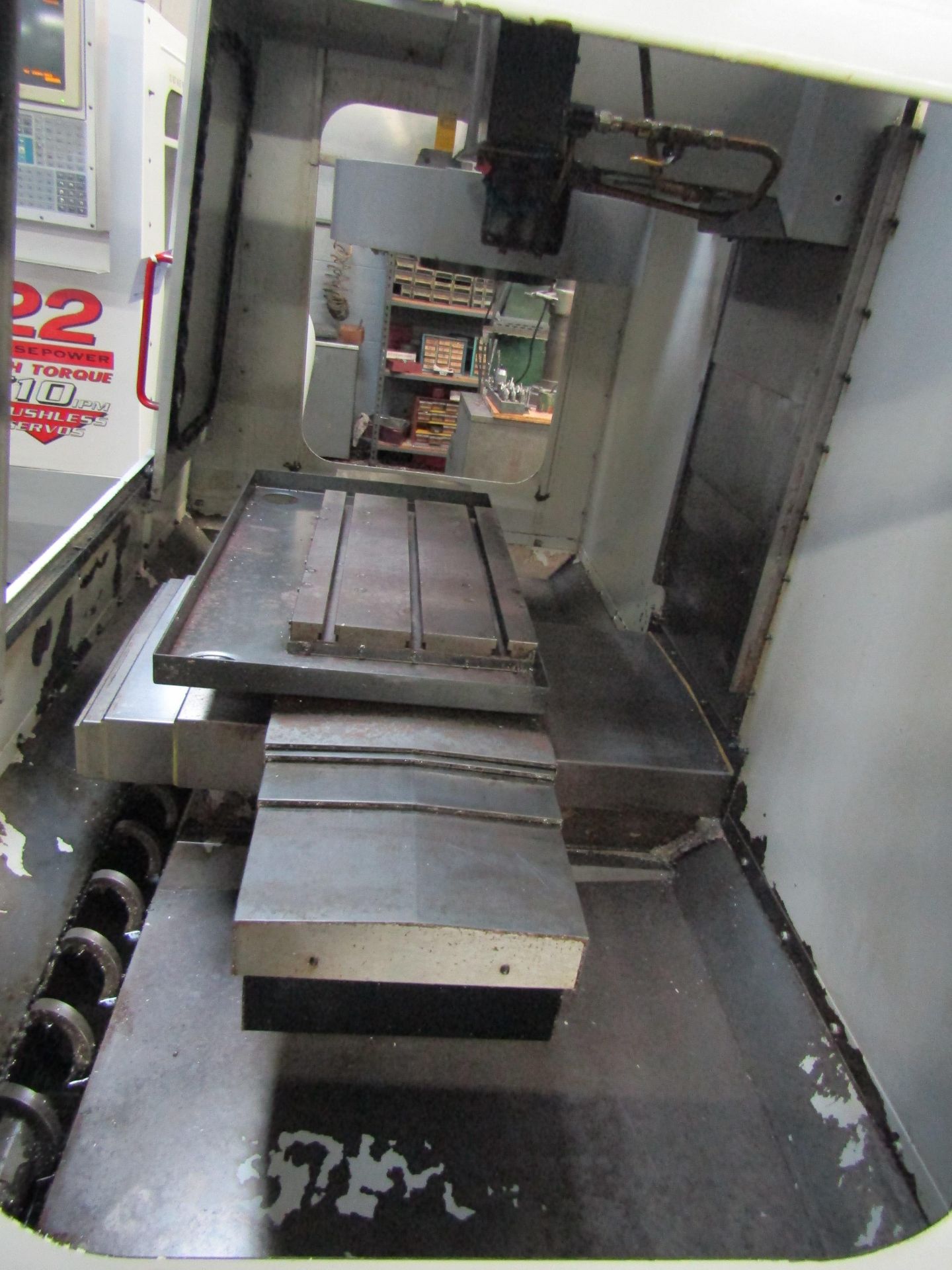 1997 HAAS VF-1 VERTICAL MACHINING CENTER TRAVELS: 20 X 16 X 20, HAAS CONTROL – SERIAL#: 12840 - Image 7 of 11