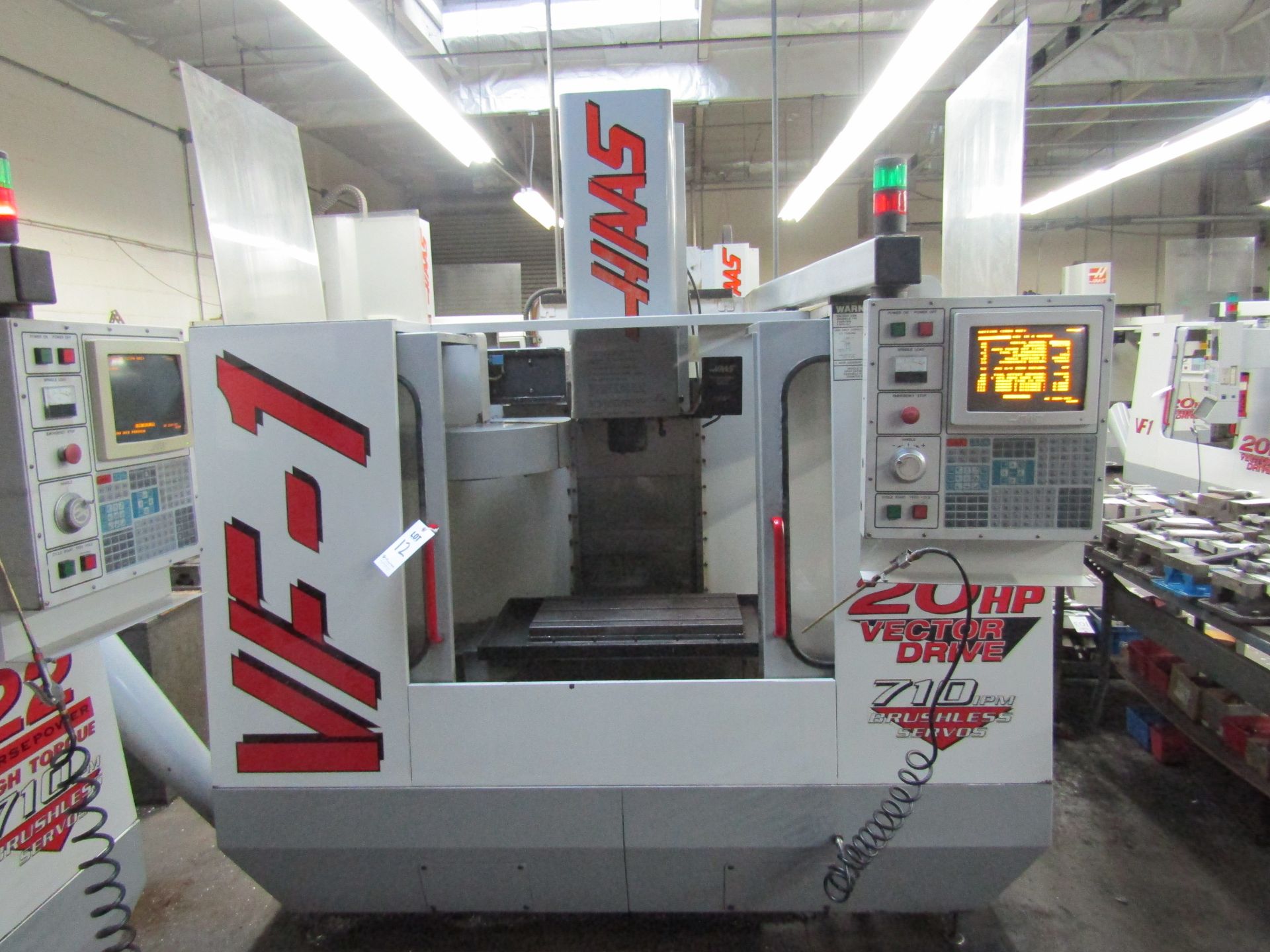 1997 HAAS VF-1 VERTICAL MACHINING CENTER TRAVELS: 20 X 16 X 20, HAAS CONTROL – SERIAL#: 12840