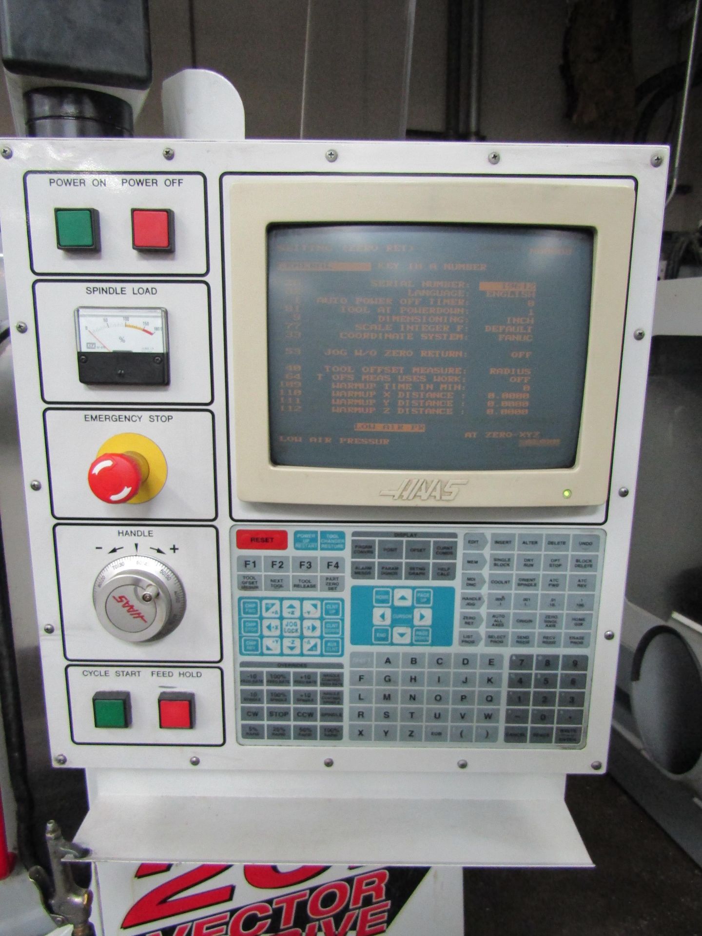 2000 HAAS VF-2 VERTICAL MACHINING CENTER, TRAVELS: 30 X 20 X 20, 21 ATC, HAS CONTROL – SERIAL#: - Image 8 of 11