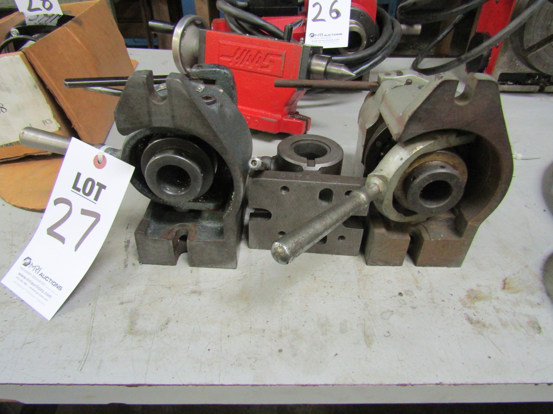 LOT TO INCLUDE: (1) HUASA COLLET INDEXER, (1) COLLET INDEXER, (1) COLLET CLOSER