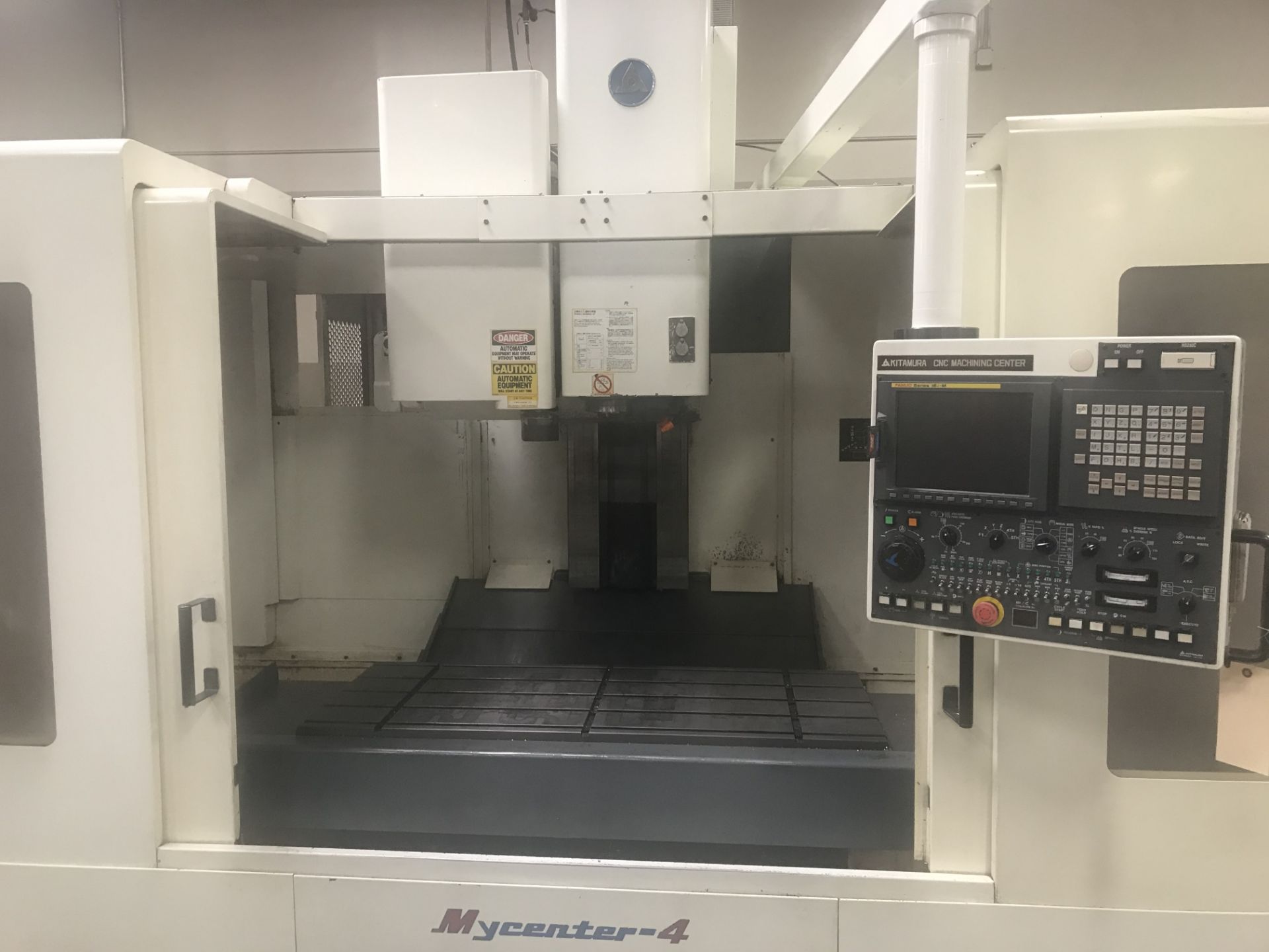 2001 KITAMURA MYCENTER-4, 10K SPINDLE, CAT 40, 30 TOOL MAGAZINE, FANUC SERIES 16i-M CONTROL, X- - Image 3 of 13