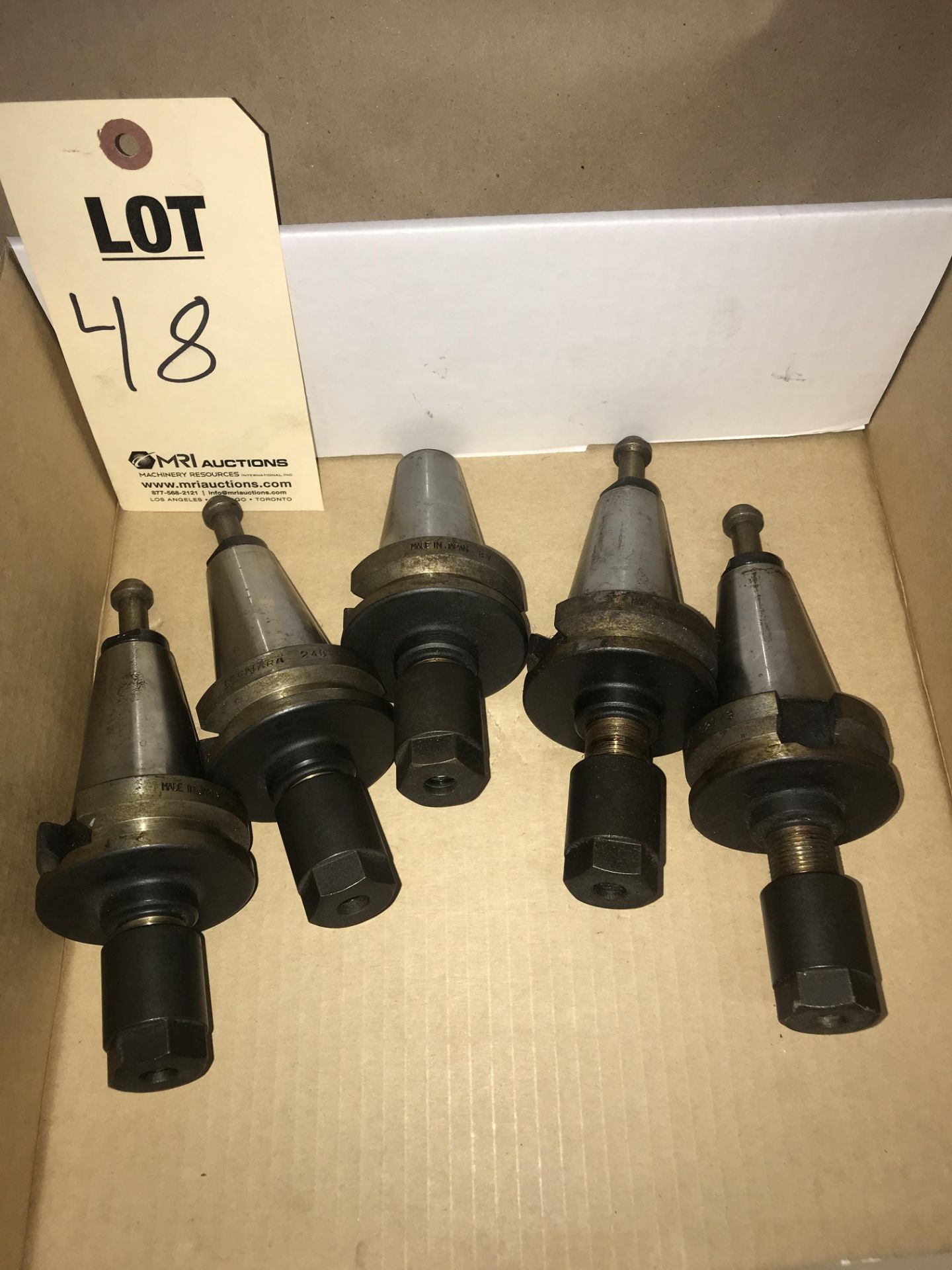 (5) BT 40 ER TOOL HOLDERS