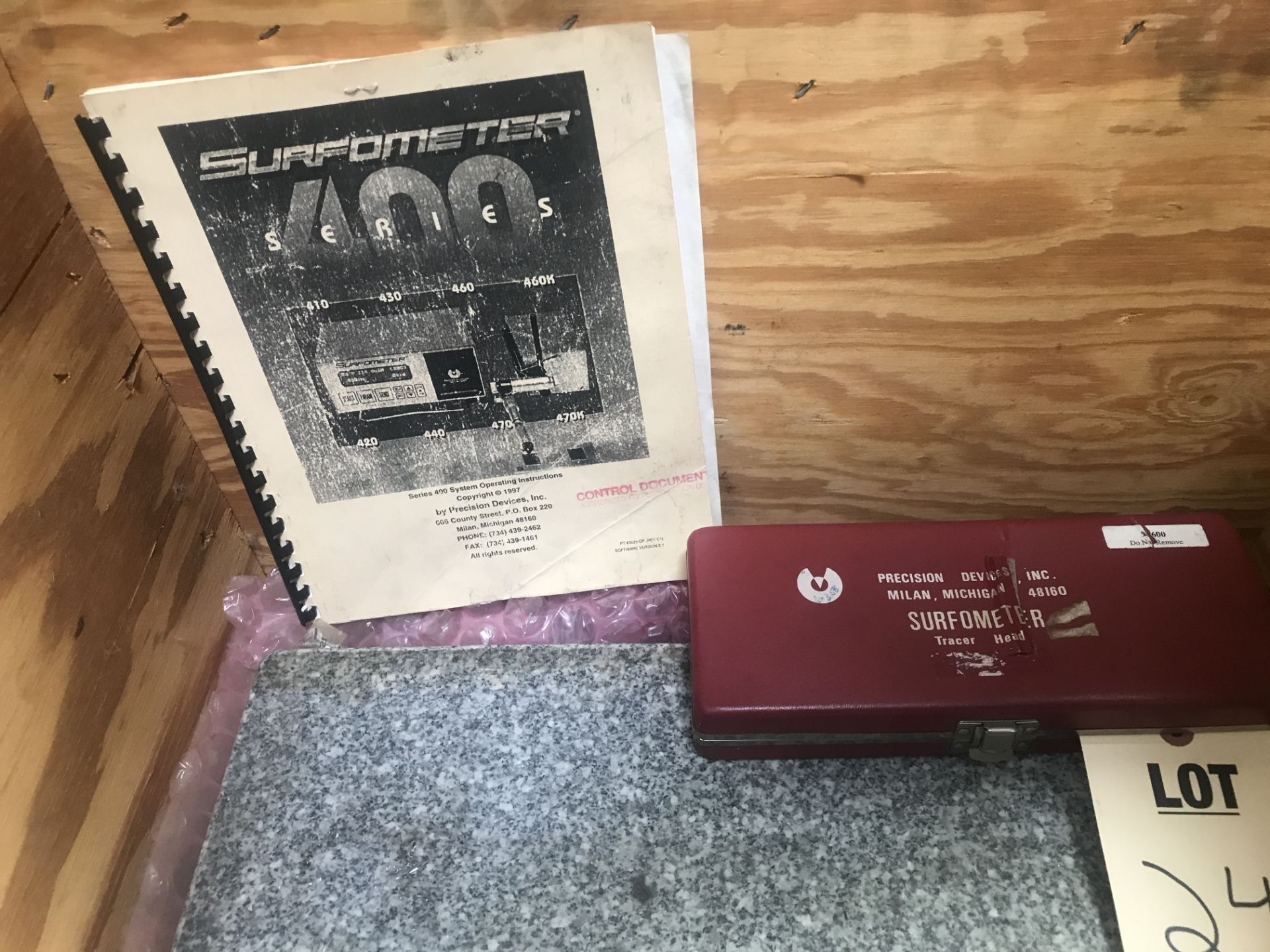 1998 PRECISION DEVICES SURFOMETER 400 SERIES - Image 5 of 5