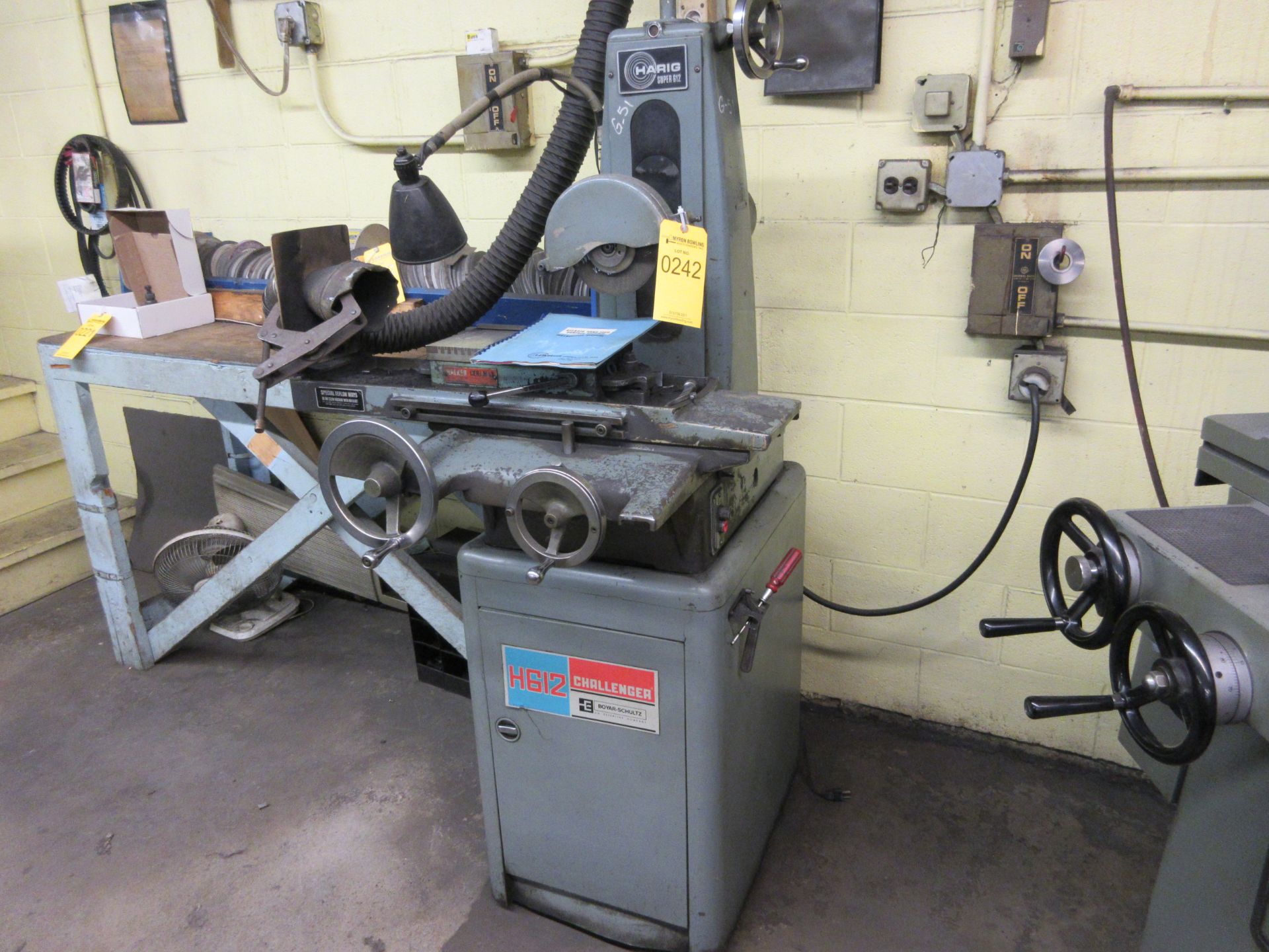 HARIG SUPER 612 SURFACE GRINDER WITH 6'' X 12'' MAG CHUCK