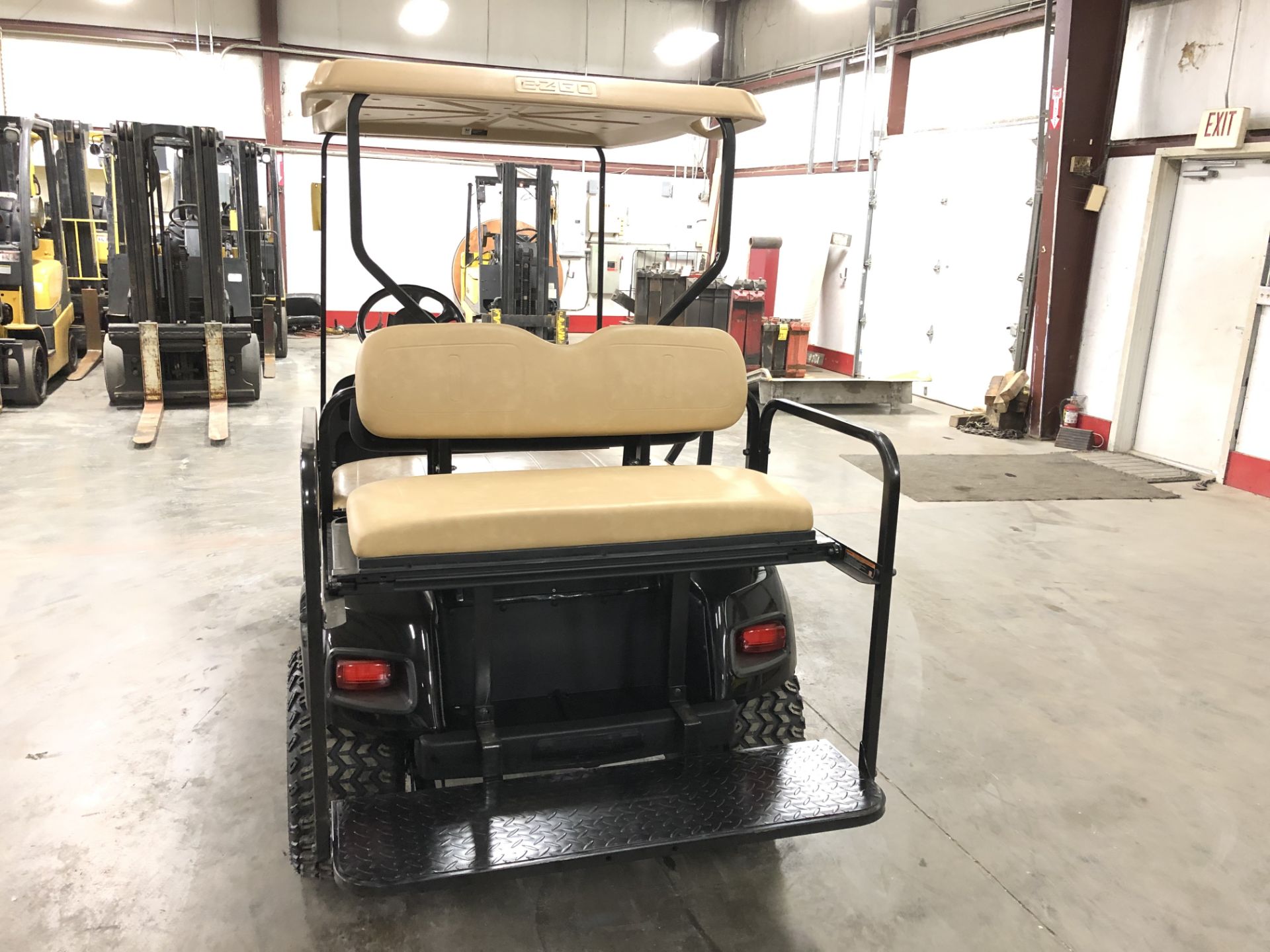 2010 EZ-GO PDS ELECTRIC GOLF CART, WITH 36 VOLT CHARGER, 4-PASSENGER FOLD DOWN SEAT, LIFT KIT, - Image 2 of 6