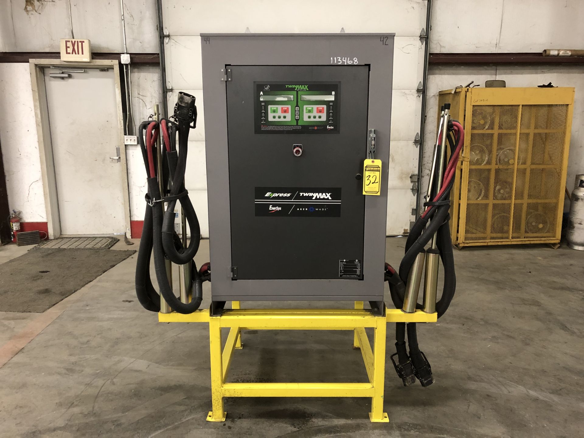 2012 ENERSYS EXPRESS MULTI-VOLT INDUSTRIAL BATTERY CHARGER, MODEL: TWINMAX 30, S/N: TM30N002028,