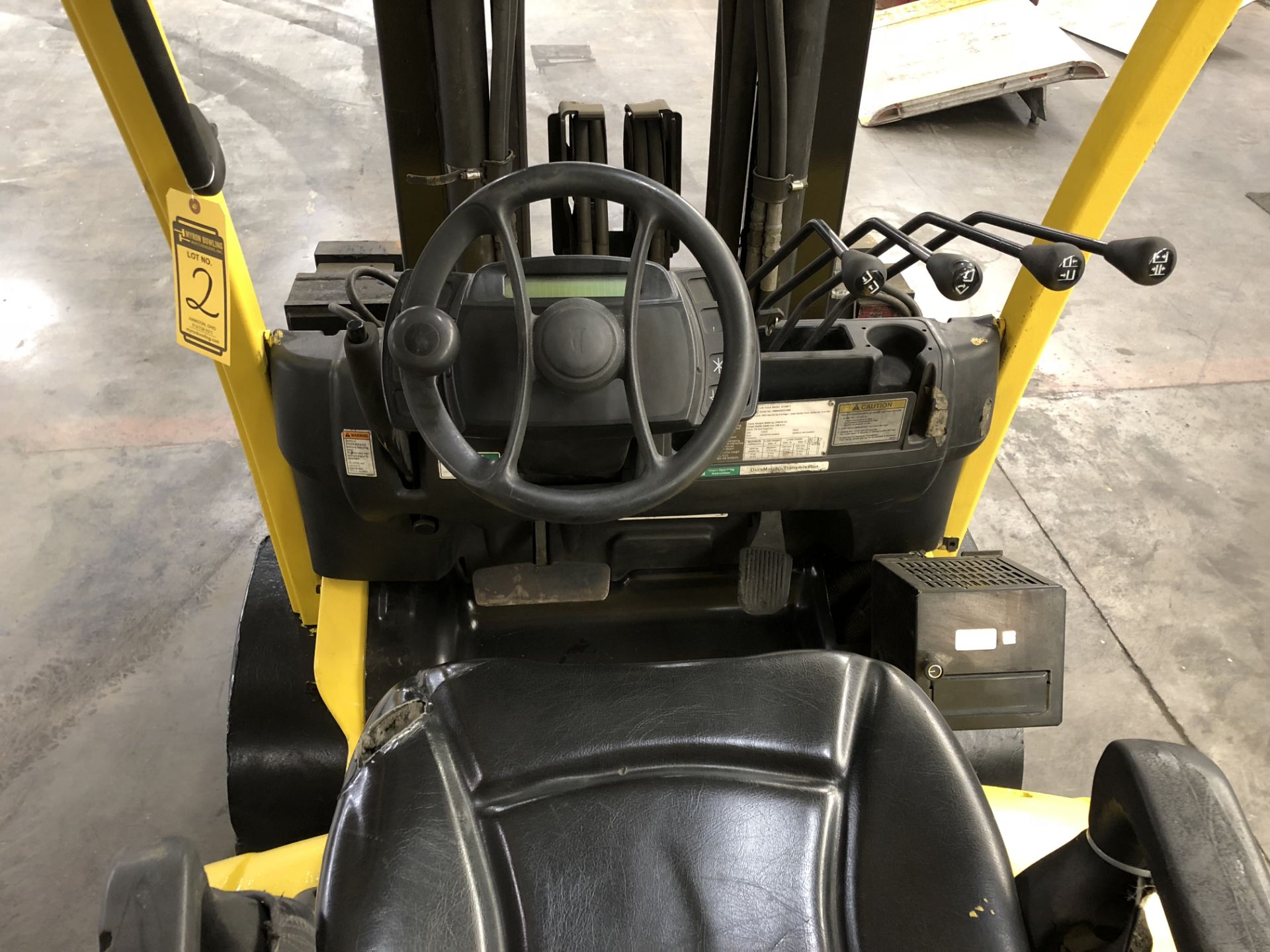 2014 HYSTER 12,000-LB., MODEL: S120FT, S/N: H004V03210M, LPG, LEVER SHIFT, SOLID TIRES, 111” - Image 5 of 5