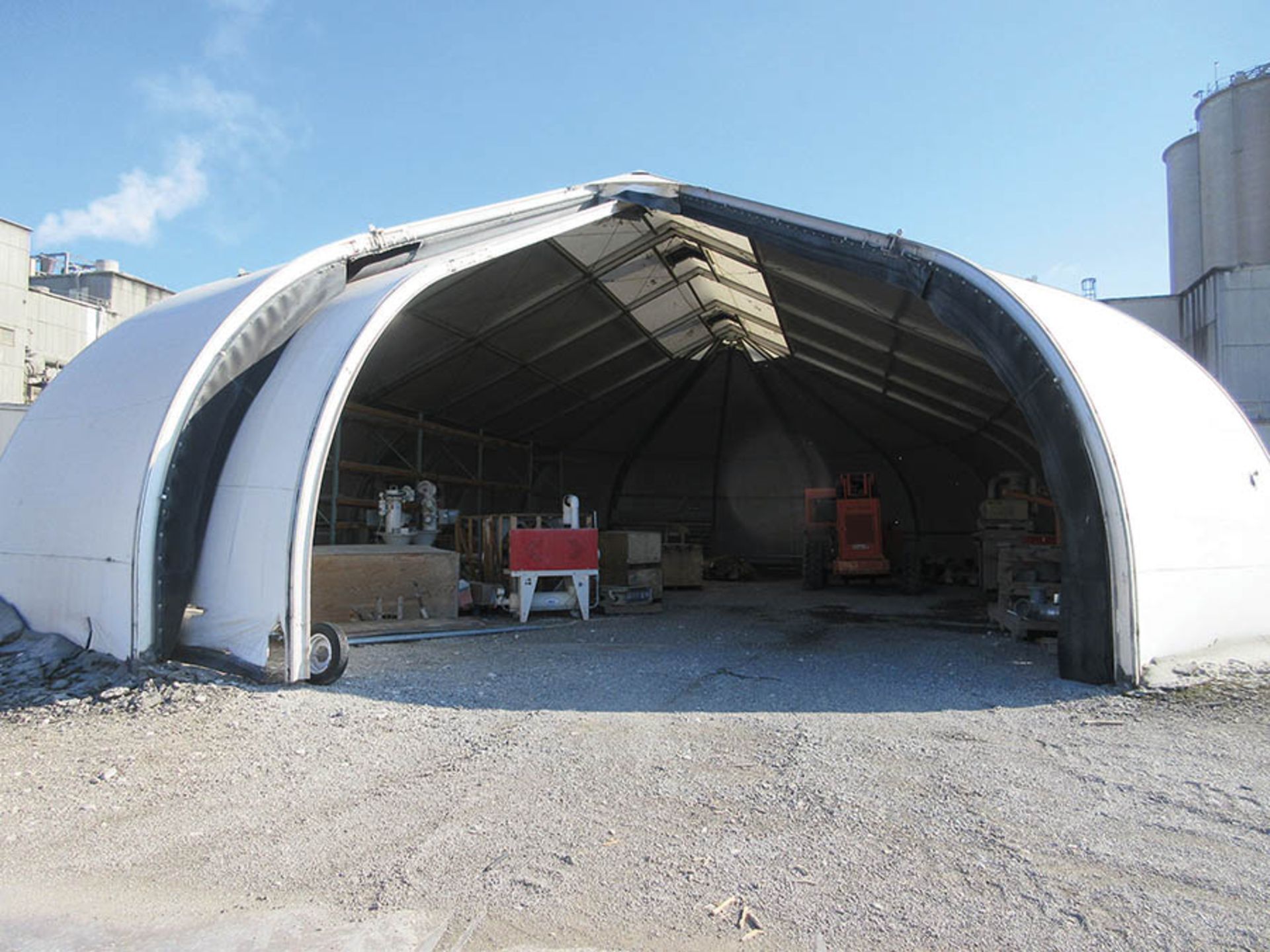 SPRUNG TENT, DUAL ROOF EXHAUST, PNEUMATIC TIRE DOOR - Image 2 of 3