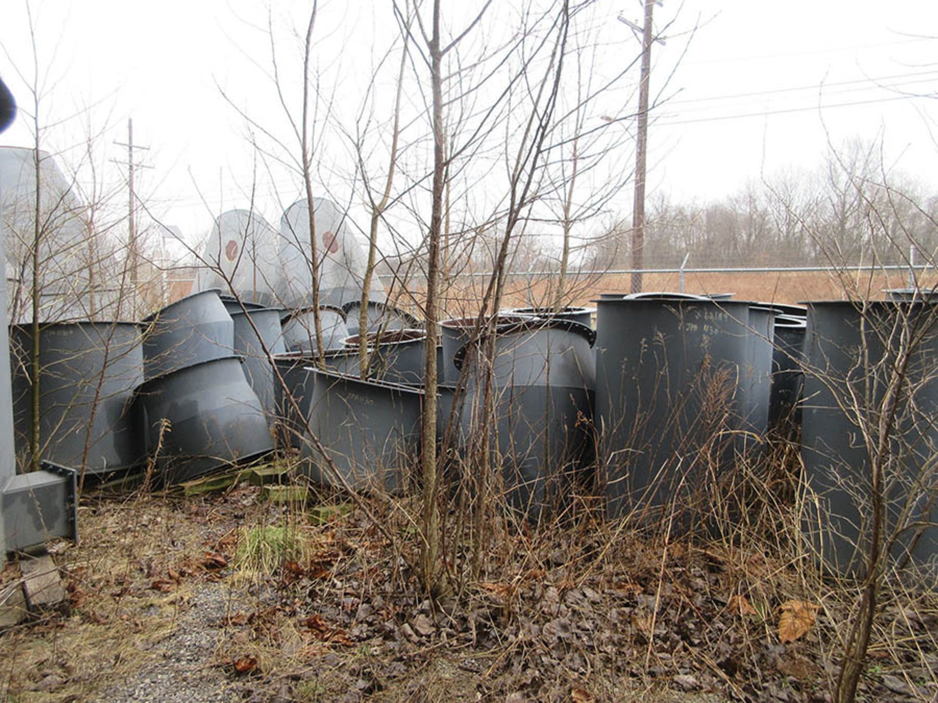 LARGE LOT OF PRE-HEATER DUCT WORK - Image 10 of 20