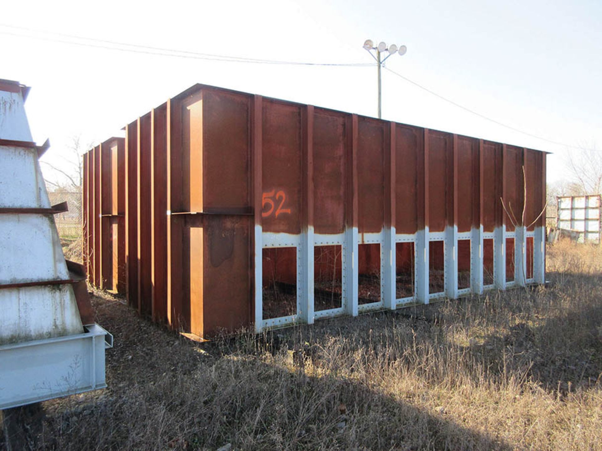 LARGE LOT WITH DUST COLLECTOR HOPPER DUCT WORK (JPA #3016, #2491, #2756, #2757, #2492, #2493, #2488, - Image 6 of 7