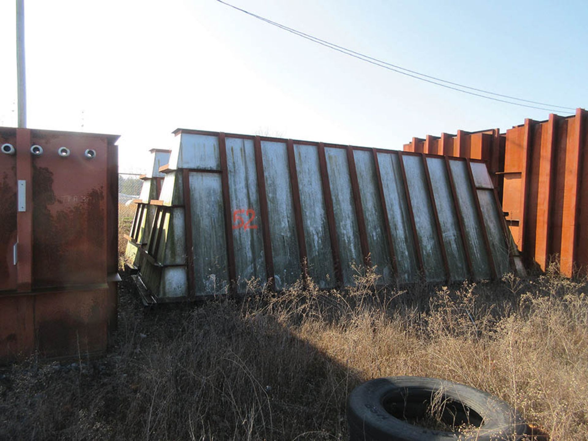 LARGE LOT WITH DUST COLLECTOR HOPPER DUCT WORK (JPA #3016, #2491, #2756, #2757, #2492, #2493, #2488, - Image 3 of 7