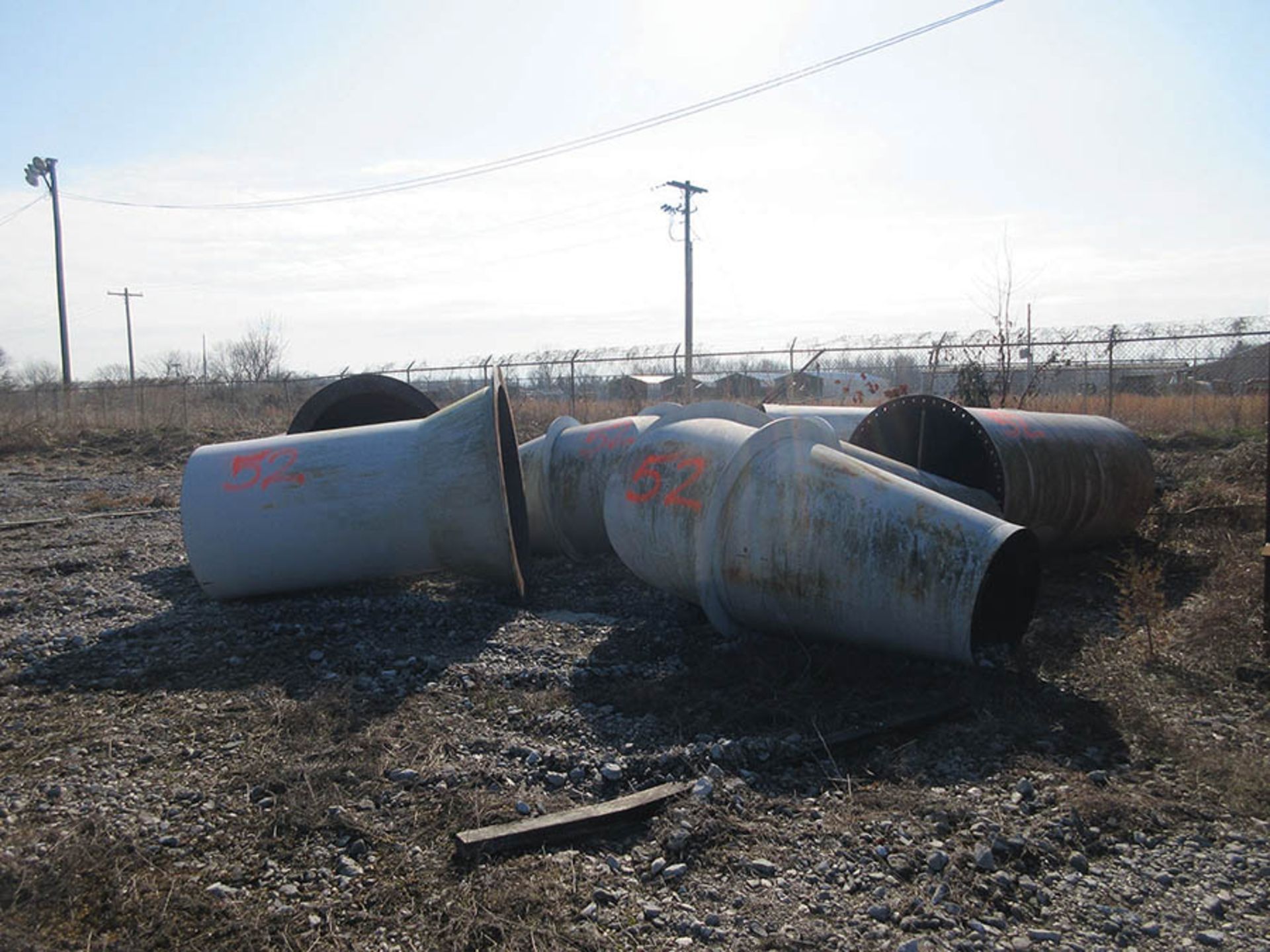 LARGE LOT WITH DUST COLLECTOR HOPPER DUCT WORK (JPA #3016, #2491, #2756, #2757, #2492, #2493, #2488,