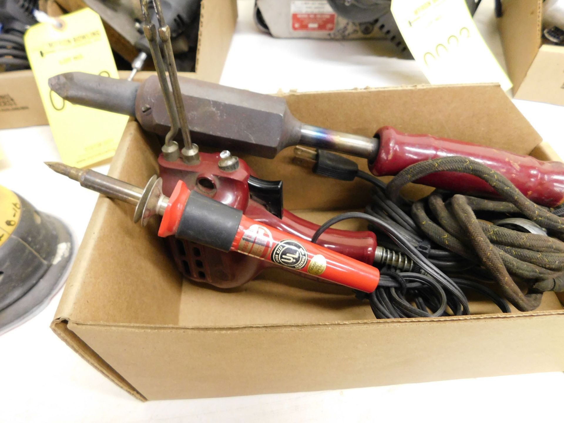 LOT OF ASSORTED SOLDERING GUNS