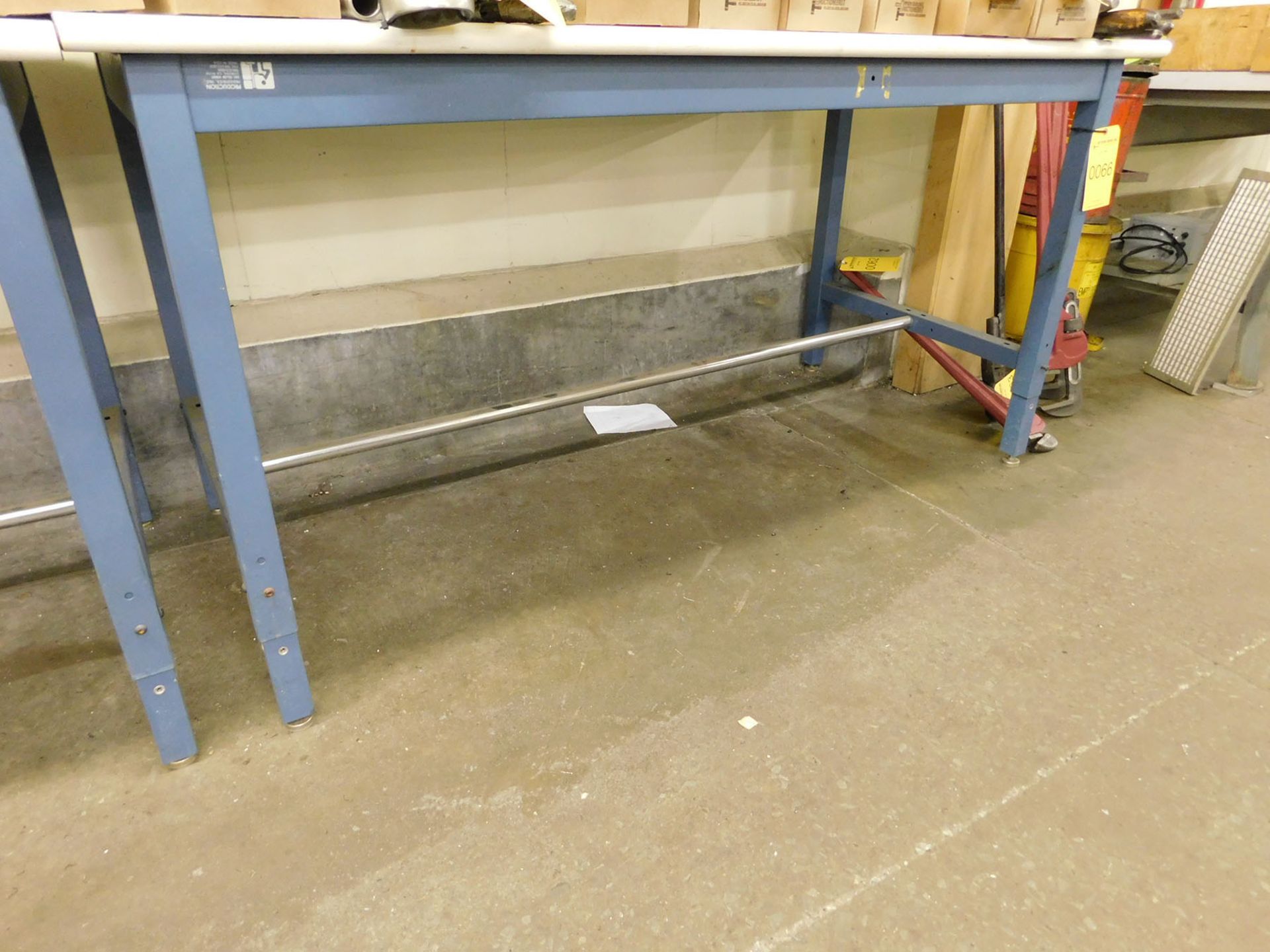 PRODUCTION INDUSTRIES 6' X 3' WORK TABLE