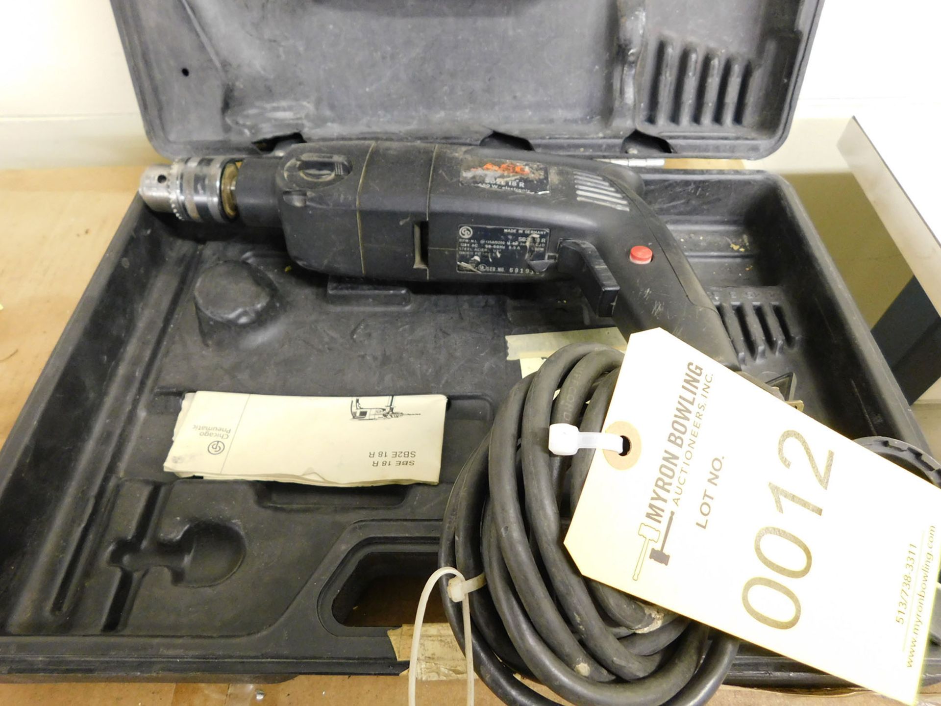 CHICAGO PNEUMATIC SB2E18R HAMMER DRILL