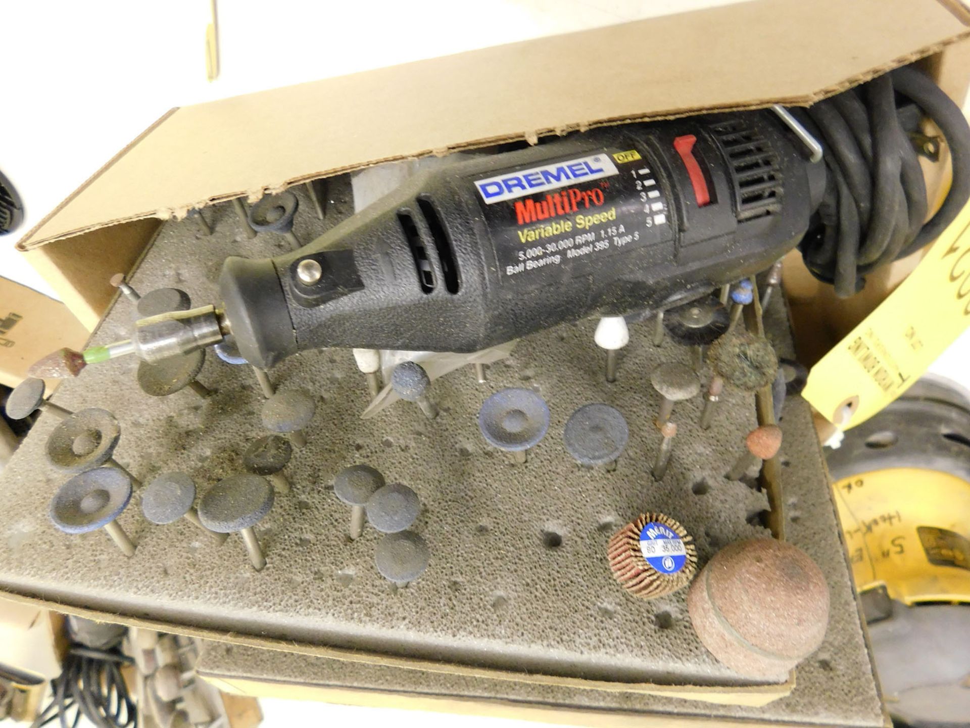 DREMEL MULTI-PRO MODEL 395 WITH ATTACHMENTS - Image 2 of 2