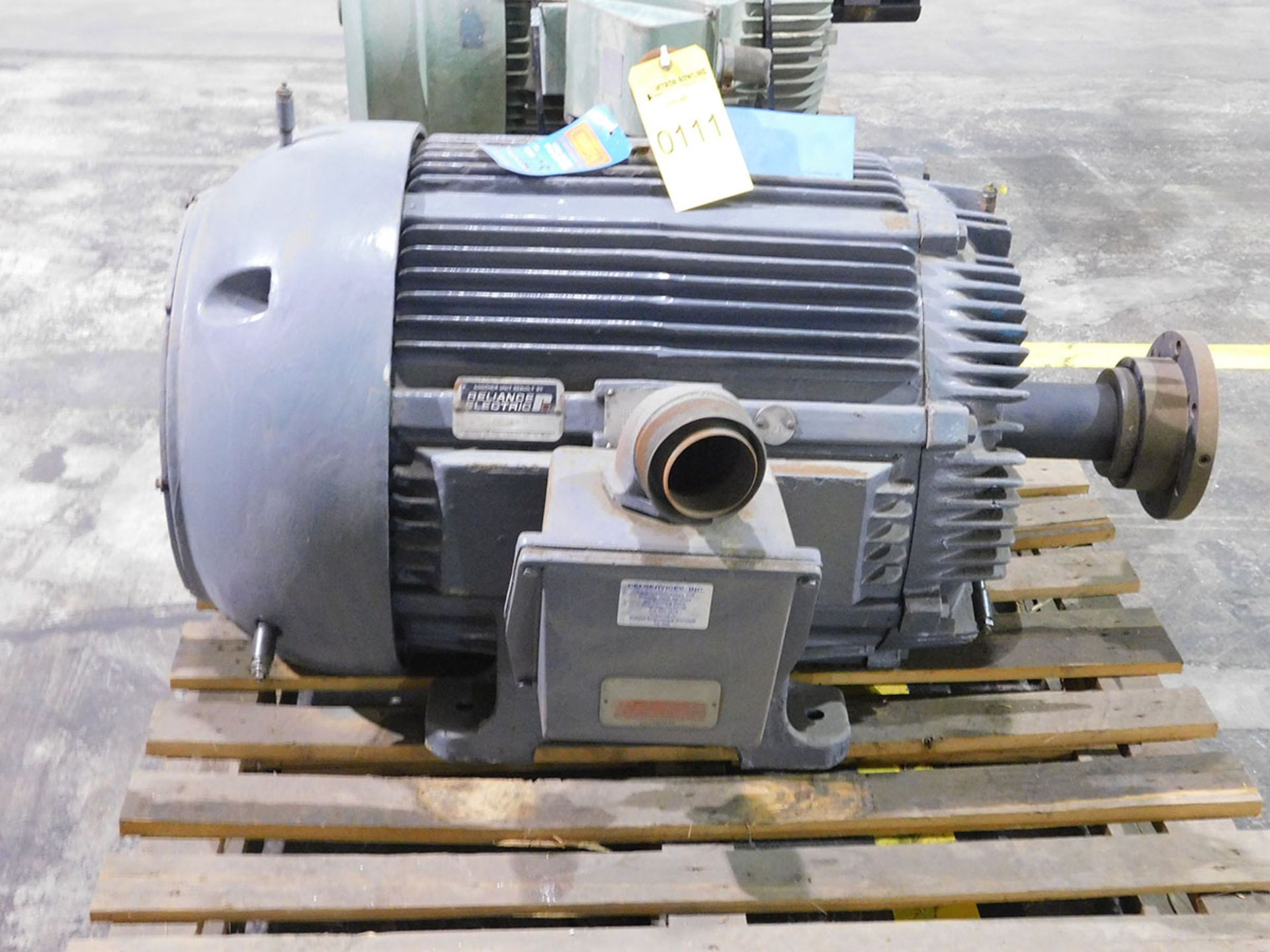 RELIANCE 125-HP ELECTRIC MOTOR; 1775-RPM, FRAME 444T, 460-VOLT