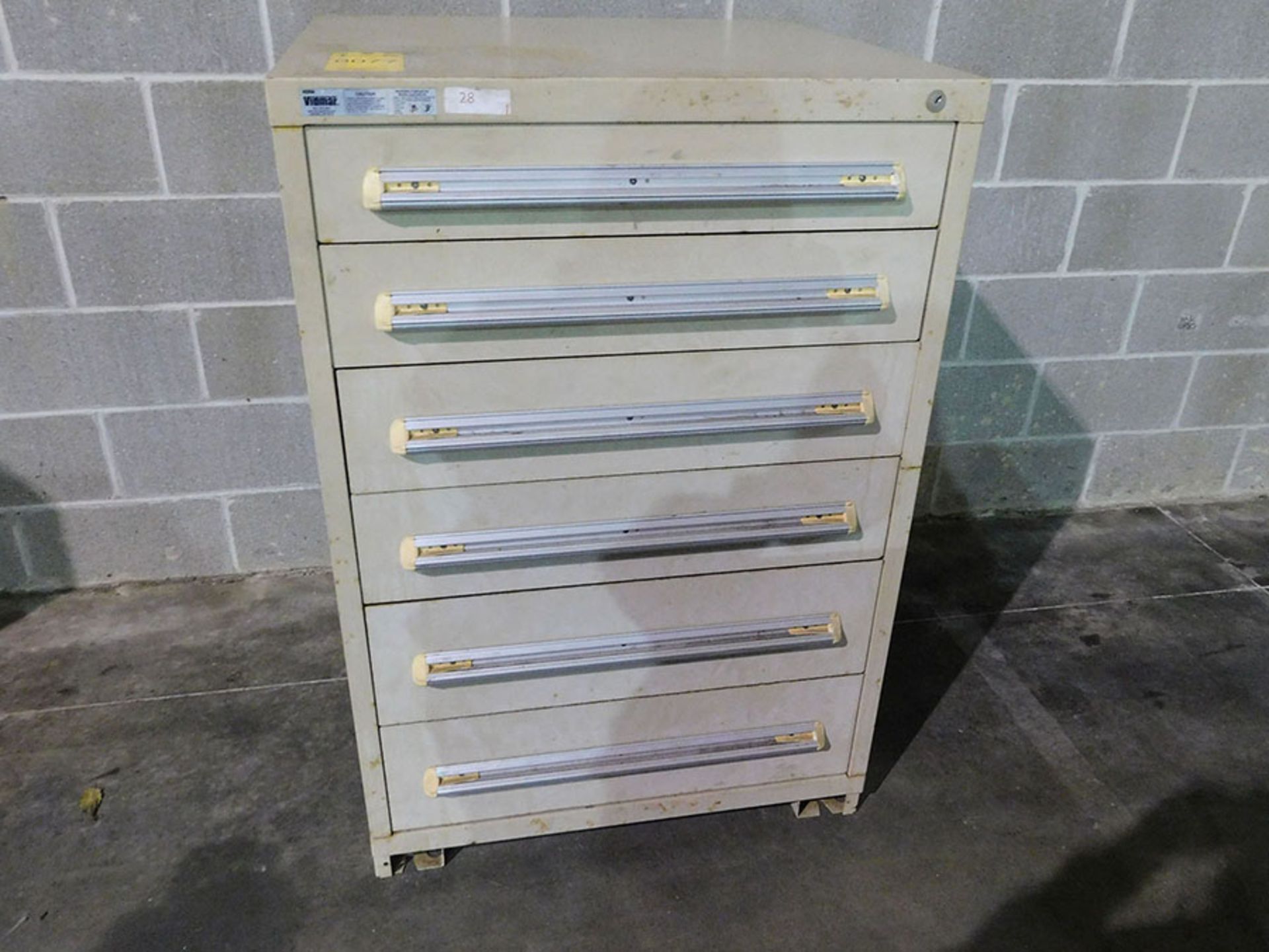 6-DRAWER STANLEY VIDMAR CABINET; 44''T X 45''W X 28''D