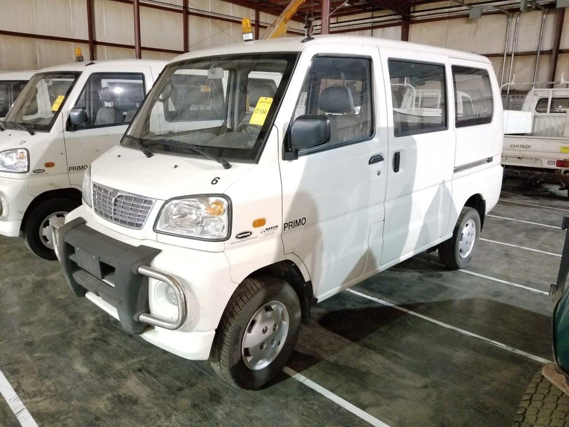 2012 VANTAGE PRIMO UTILITY VAN, 1.2 L EFI DOHC 16-VALVE CACTEK GASOLINE ENGINE, 5-SPEED, DUAL - Image 11 of 13