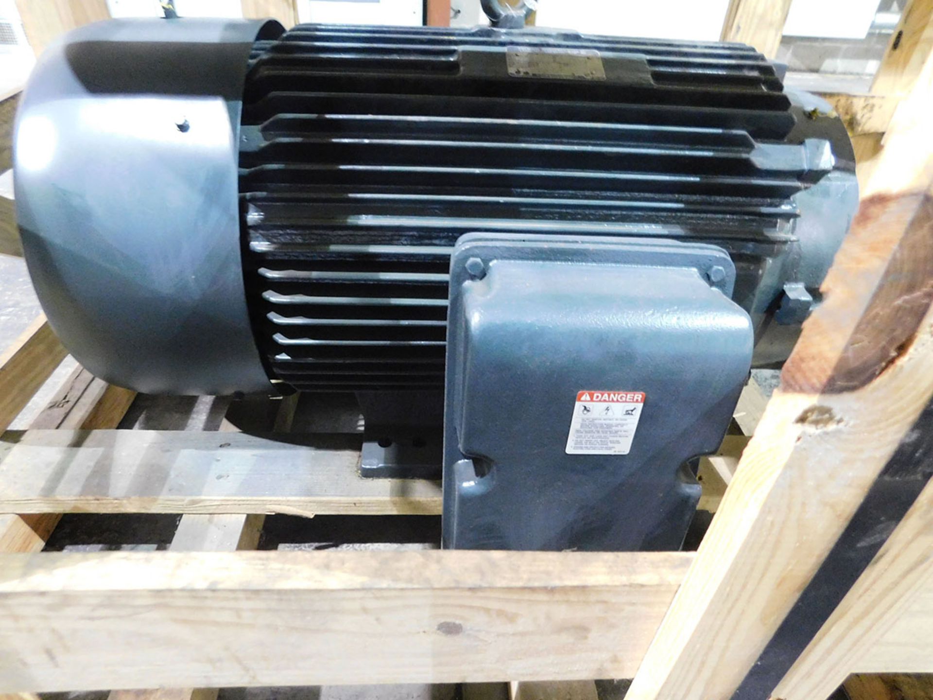PREMIUM EFFICIENCY INDUCTION MOTOR; 100-HP, TYPE TKKH, FRAME 445TC, 260-52 VOLTS, 890-1790-2145 RPM
