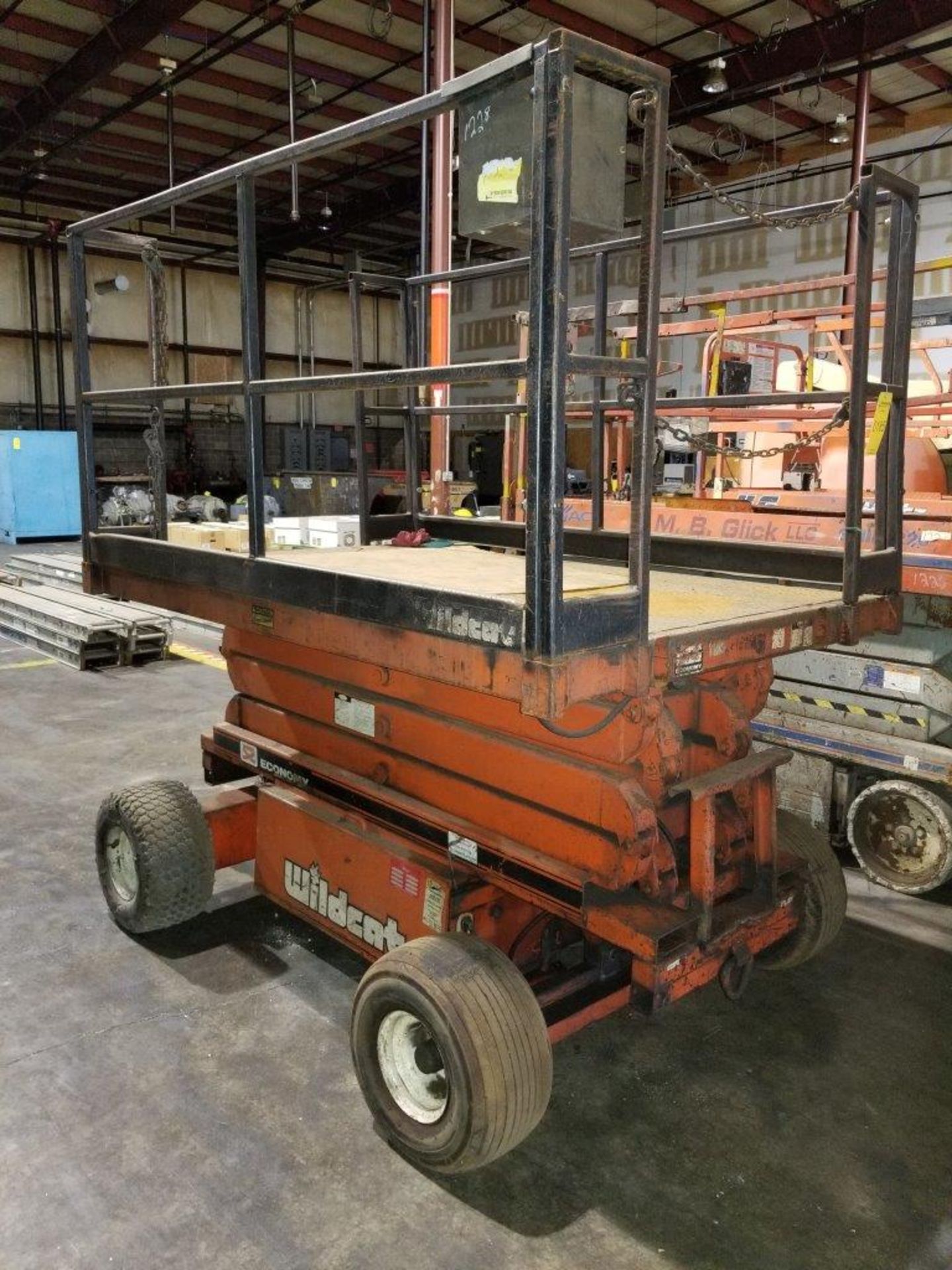 ECONOMY SPL2154 SCISSOR LIFT; 1,000 LB. PLATFORM CAPACITY, 21'' LIFT
