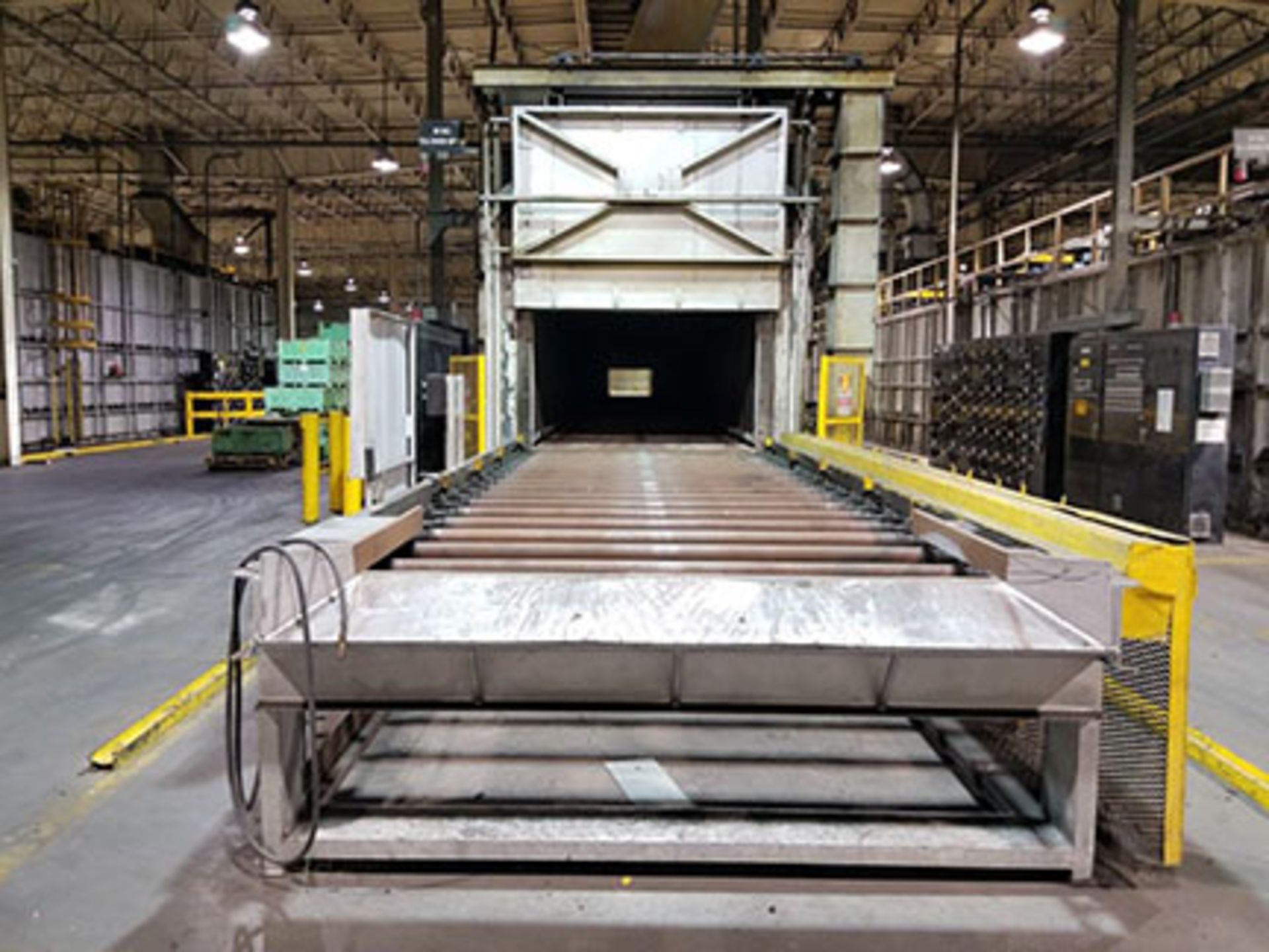 CONTINUOUS SQUEEZE CAST HEAT TREATING FURNACE 122'L X 90'' X 55'' TUNNEL, (2) TANKS, QUINCH/RISE - Image 3 of 15