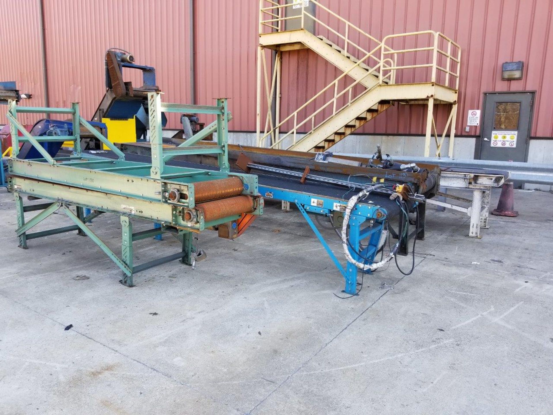 LOT OF (4) CONVEYORS