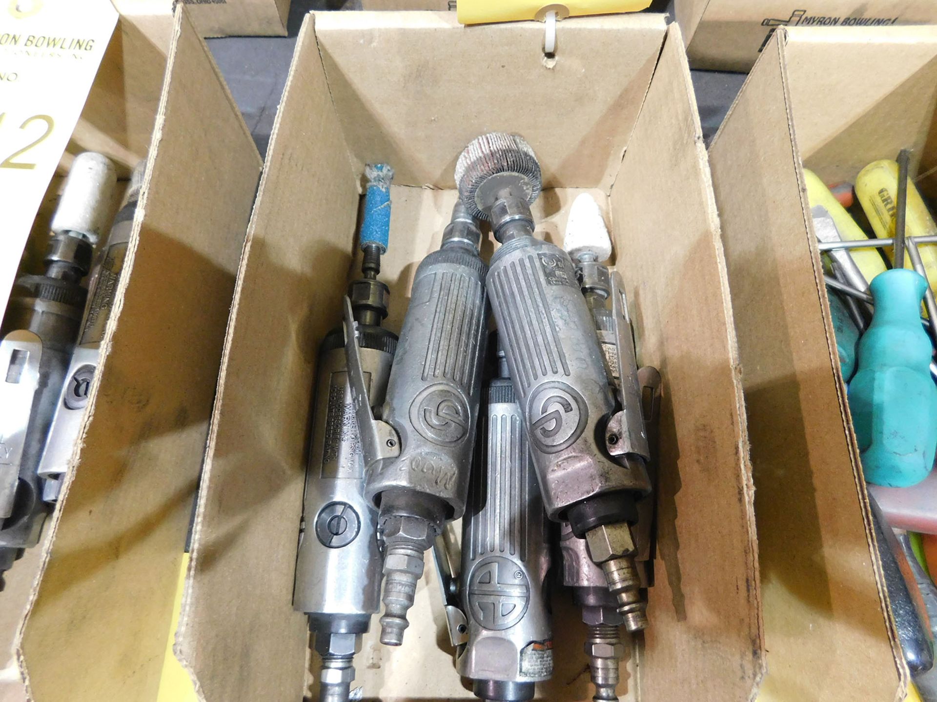 LOT OF (5) PNEUMATIC DIE GRINDERS