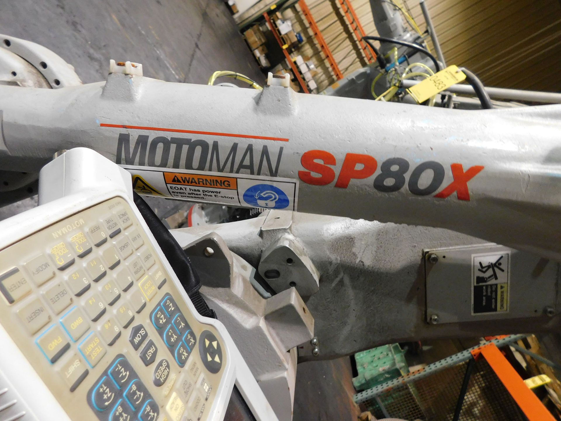 MOTOMAN SP80X ROBOT; S/N S4M092-1-3, 80-KG PAYLOAD, DATE 2004.07 - Image 2 of 4