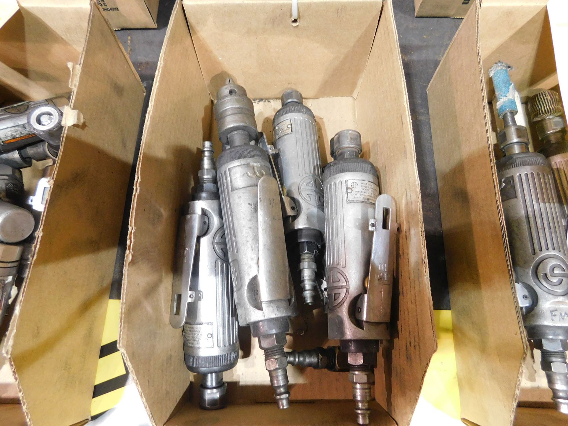 LOT OF (6) PNEUMATIC DIE GRINDERS