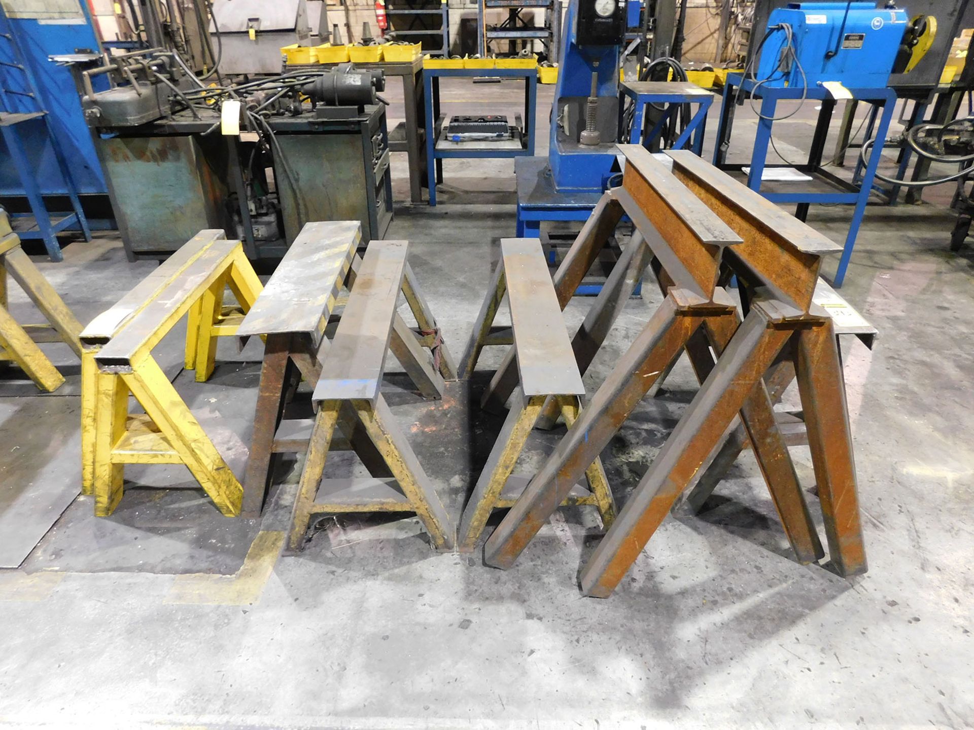 STEEL SAW HORSES (X8)