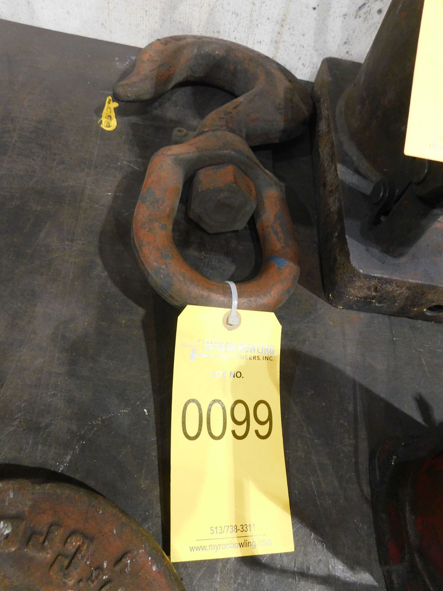 CROSBY 15-TON SWIVEL HOOK