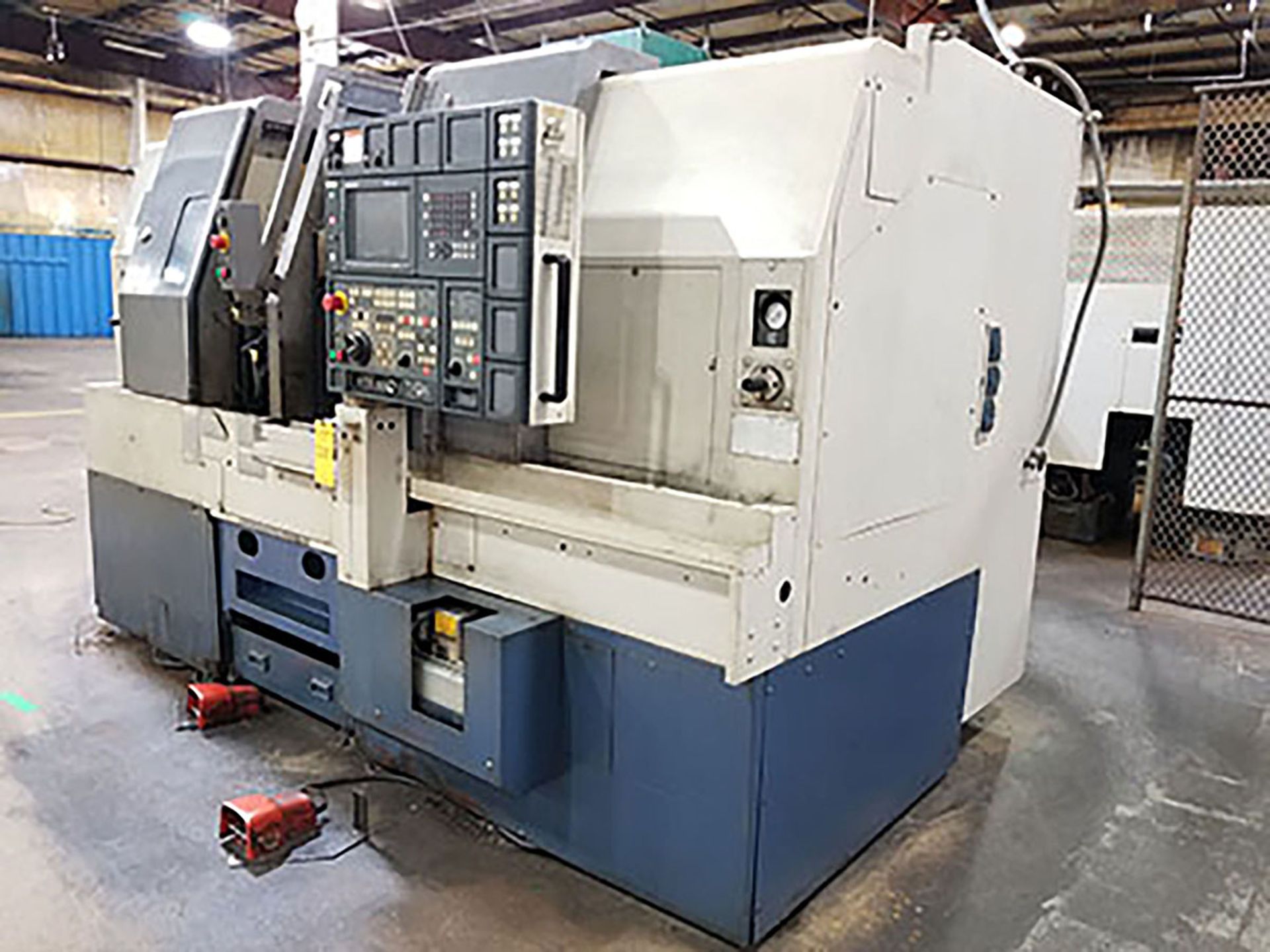2000 MORI SEKI DL151 4-AXIS CNC TURNING CENTER; DUAL SPINDLE, (2) 12-POSITION TURRET, COOLANT, - Image 9 of 10
