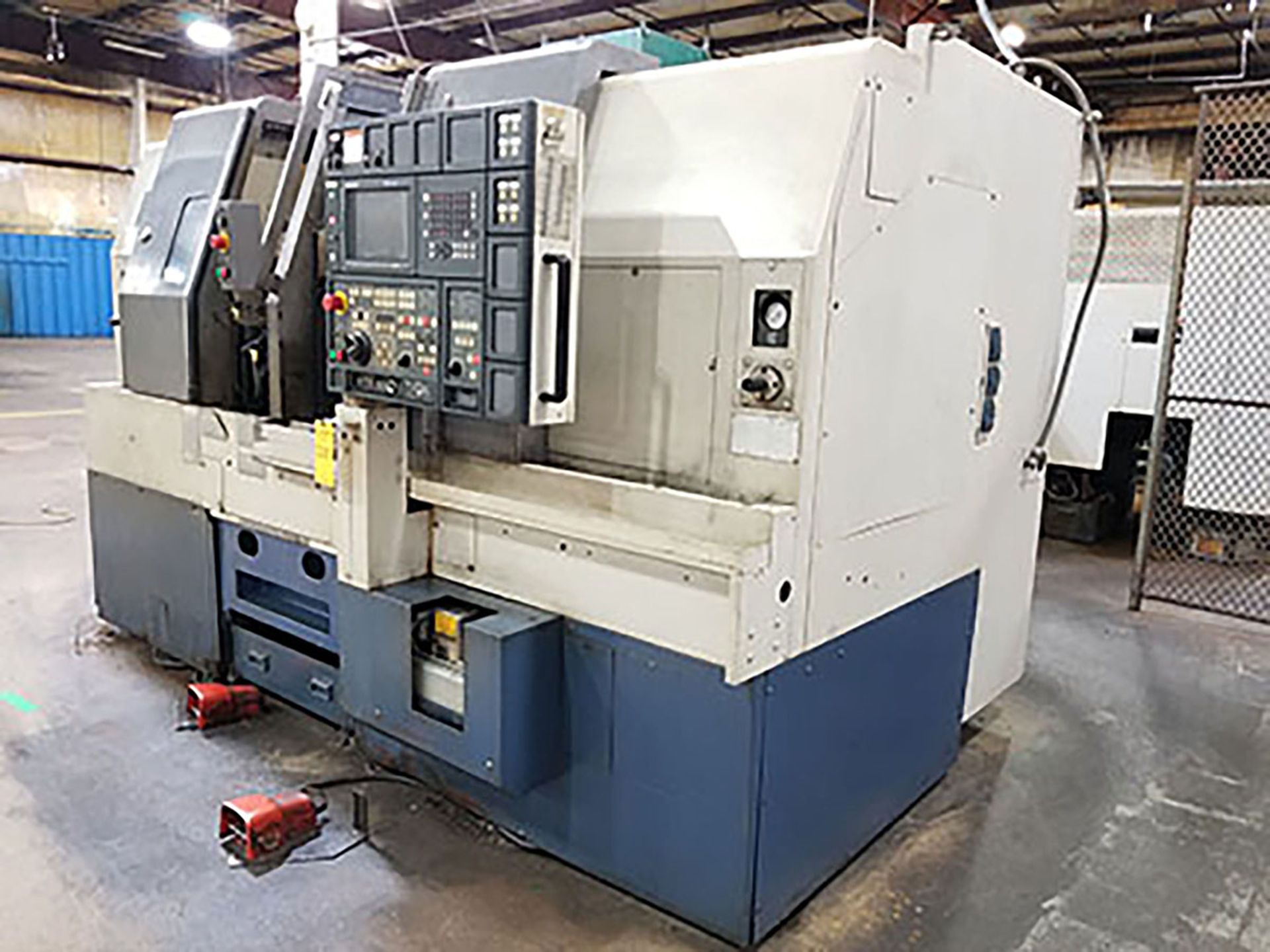 2000 MORI SEKI DL151 4-AXIS CNC TURNING CENTER; DUAL SPINDLE, (2) 12-POSITION TURRET, COOLANT, - Bild 9 aus 10