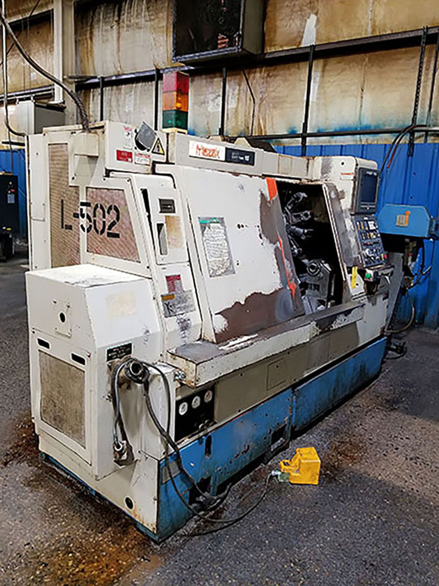 1993 MAZAK SUPER QUIK TURN 15 CNC TURNING CENTER; MAZAK MAZATROL T32-2 CONTROL, 12-POSITION TURRET - Bild 2 aus 8