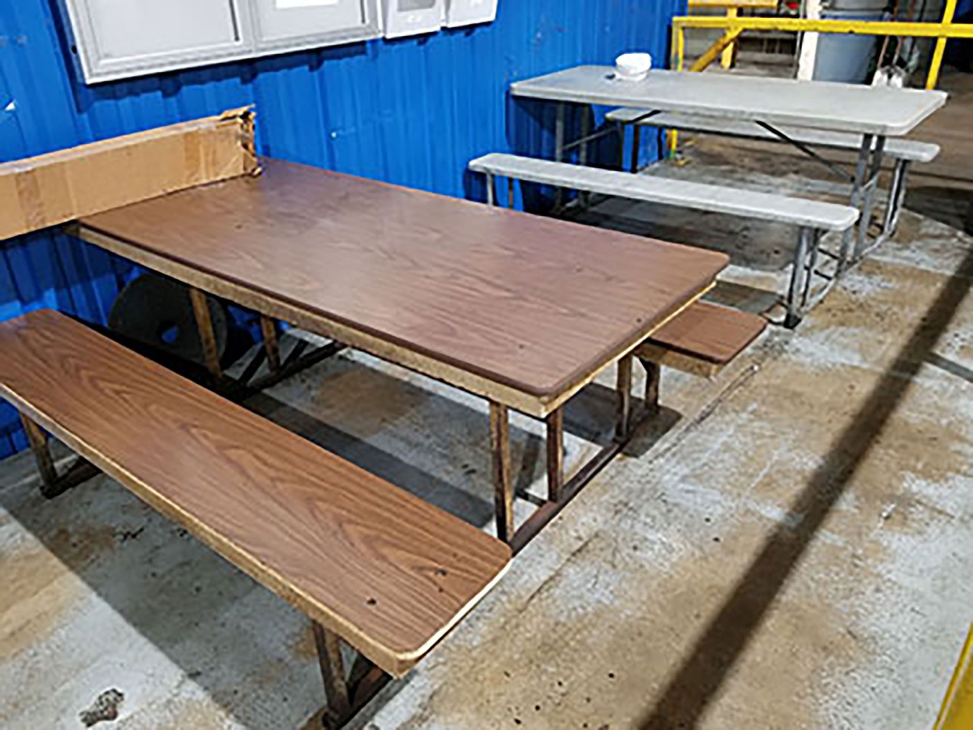 PICNIC TABLES (X4) - Image 2 of 3