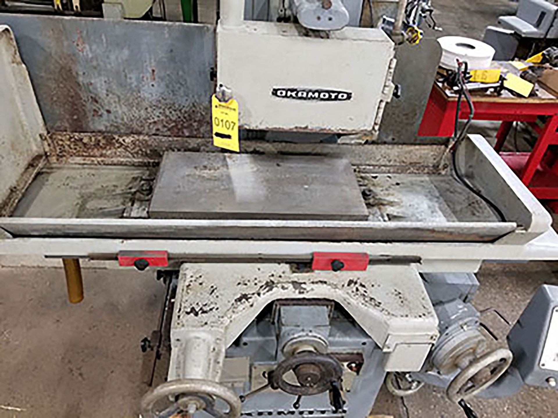 OKAMOTO ACCUGAR 124 SURFACE GRINDER; MAGNETIC CHUCK, S/N 2118 - Image 4 of 5