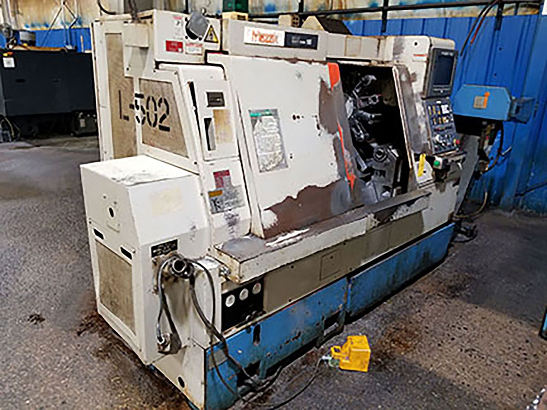 1993 MAZAK SUPER QUIK TURN 15 CNC TURNING CENTER; MAZAK MAZATROL T32-2 CONTROL, 12-POSITION TURRET