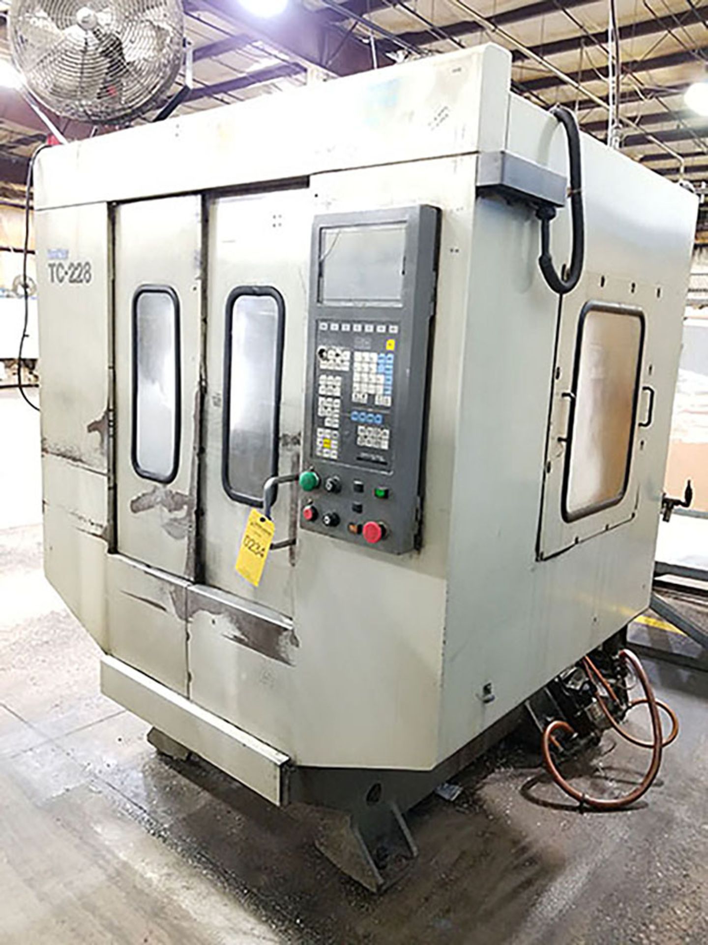 1995 TC228 BROTHER CNC D&T CENTER; 10-POSITION TURRET WITH 12'' X 24'' T-SLOT TABLE, COOLANT SYSTEM, - Image 2 of 6