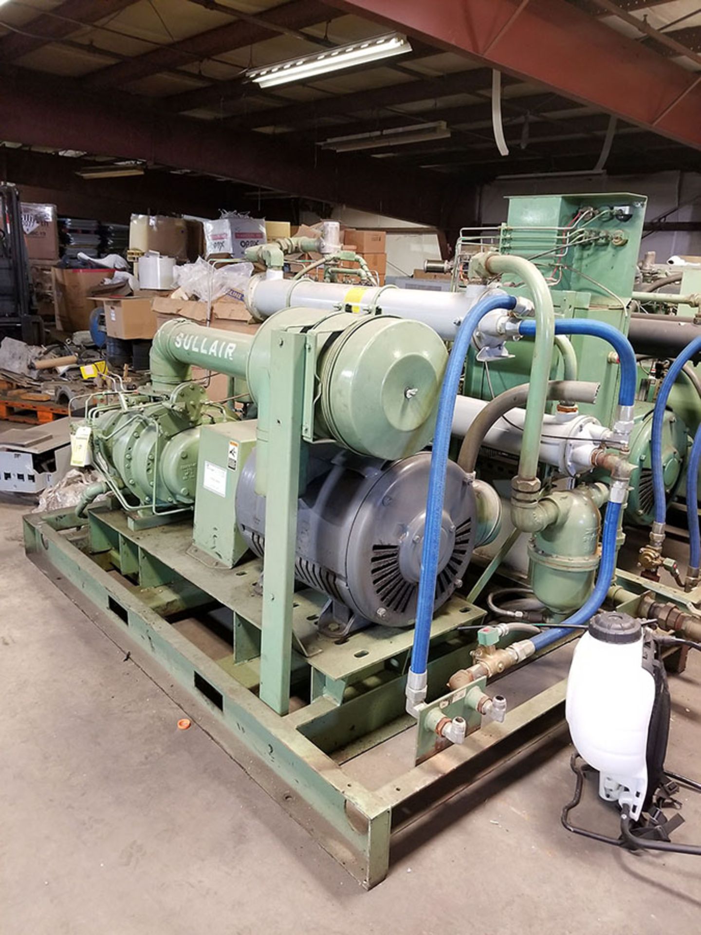 SULLAIR 150 HP SCREW AIR COMPRESSOR, MODEL 20-150L WCAC, 100/110 PSIG, S/N 003-79279 - Image 2 of 5