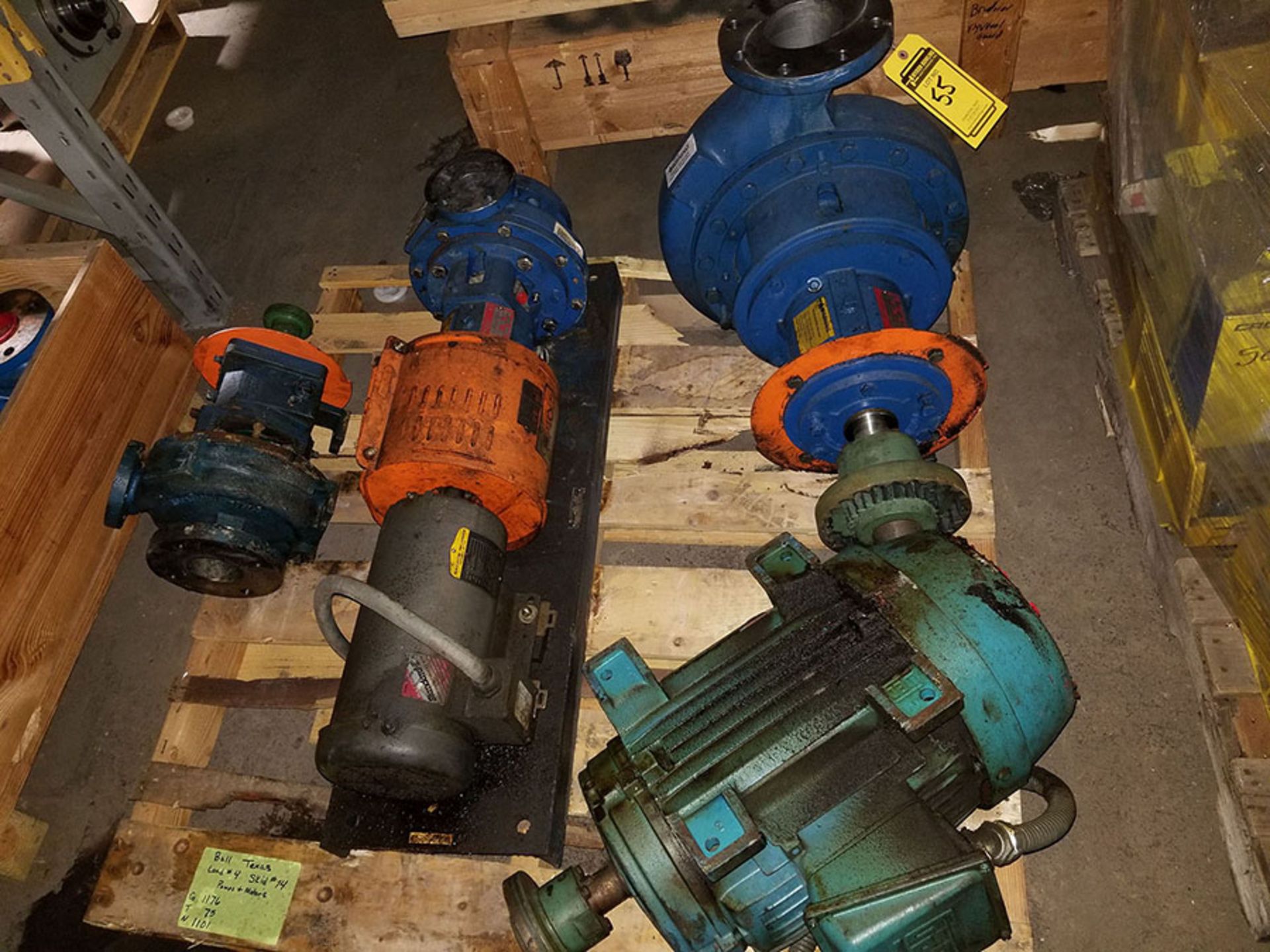 GRISWOLD PUMPS - (1) SIZE S/ 3 X 1.5 X 8/0800/SSSE/SN74, 8'' DIA., MODEL S-AB-10044 (1) SIZE L/ - Image 4 of 5