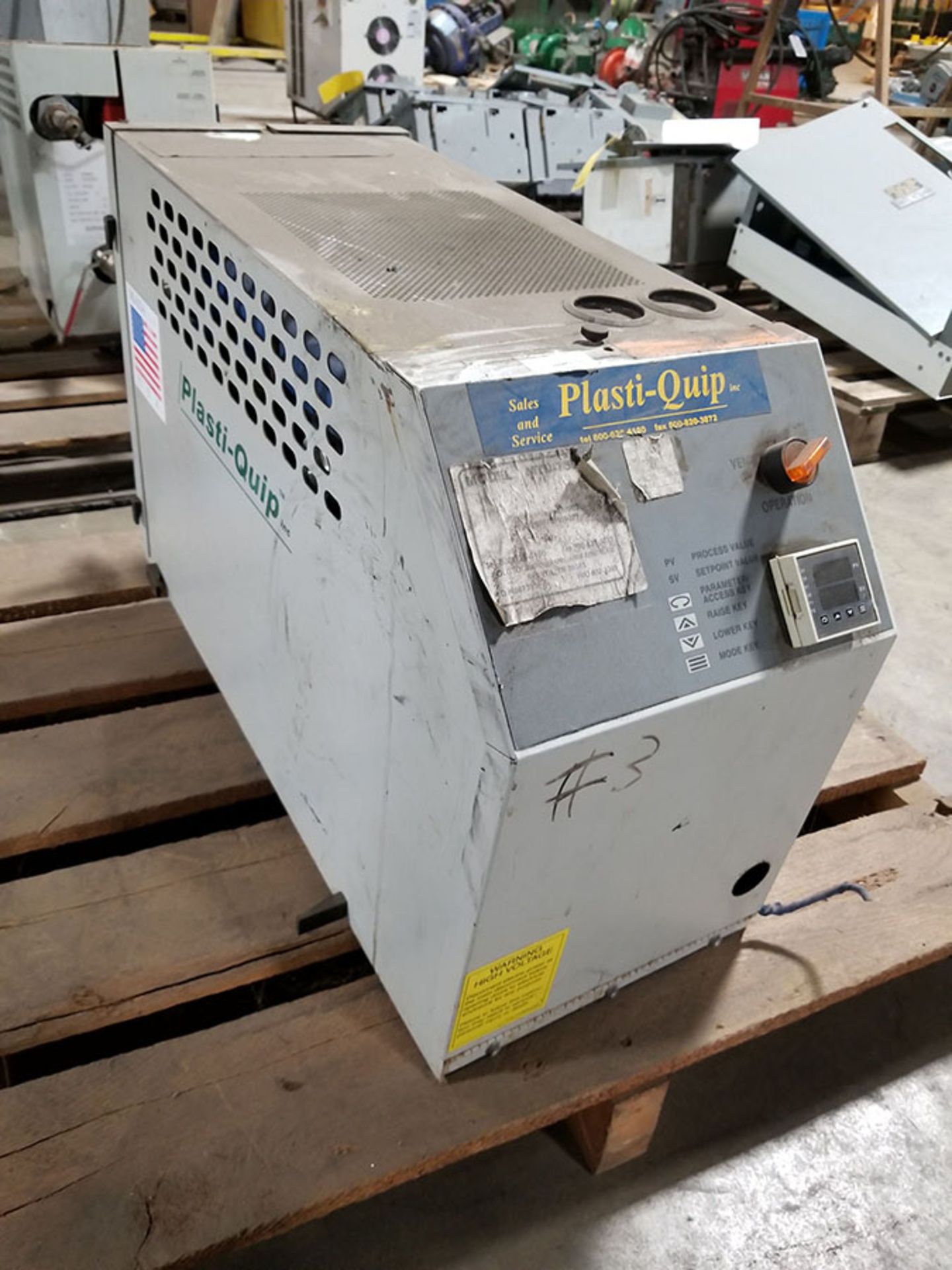 (2) PLASTI-QUIP MOLD THERMOLATORS, MODEL RE090803, 230/3/60, 3/4 HP, 250 DEG. F MAX - Image 2 of 5