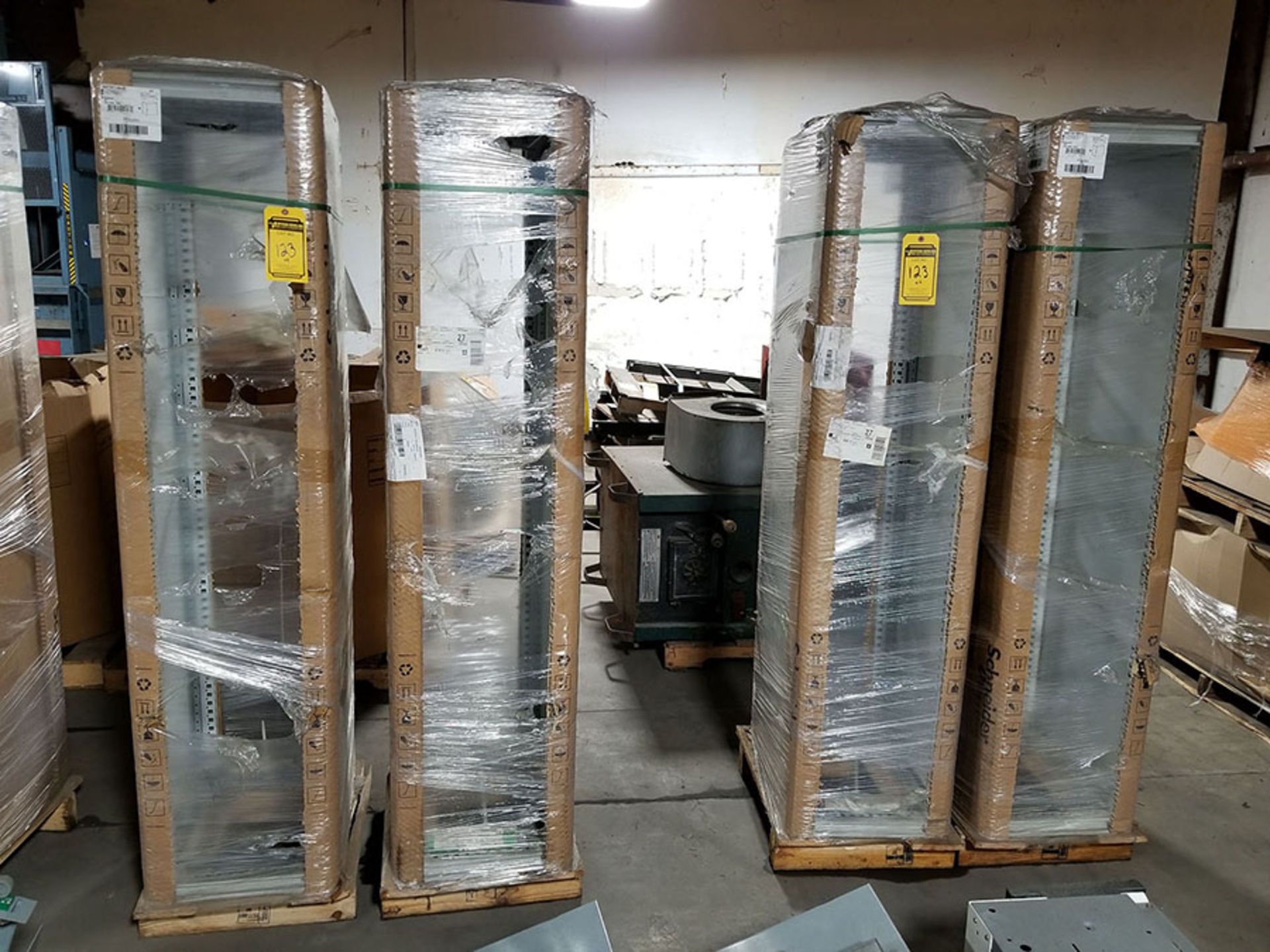 (4) SCHNEIDER ELECTRICAL CABINETS, CELL SF 1800X600X400, MODEL NSYSF18640